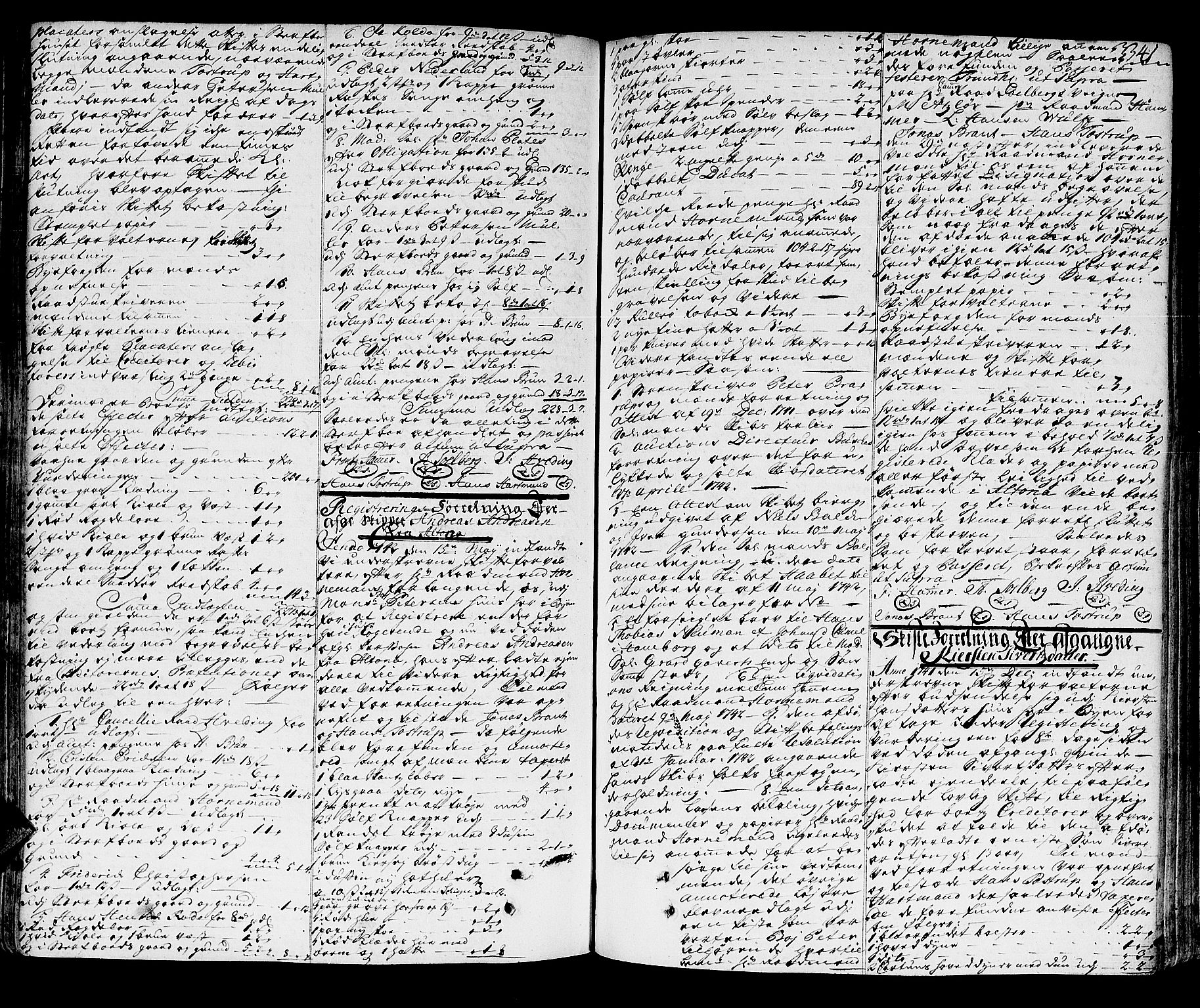 Trondheim byfogd, AV/SAT-A-0003/1/3/3A/L0014: Skifteprotokoll - gml.nr.13a. (m/ register), 1737-1742, p. 340b-341a