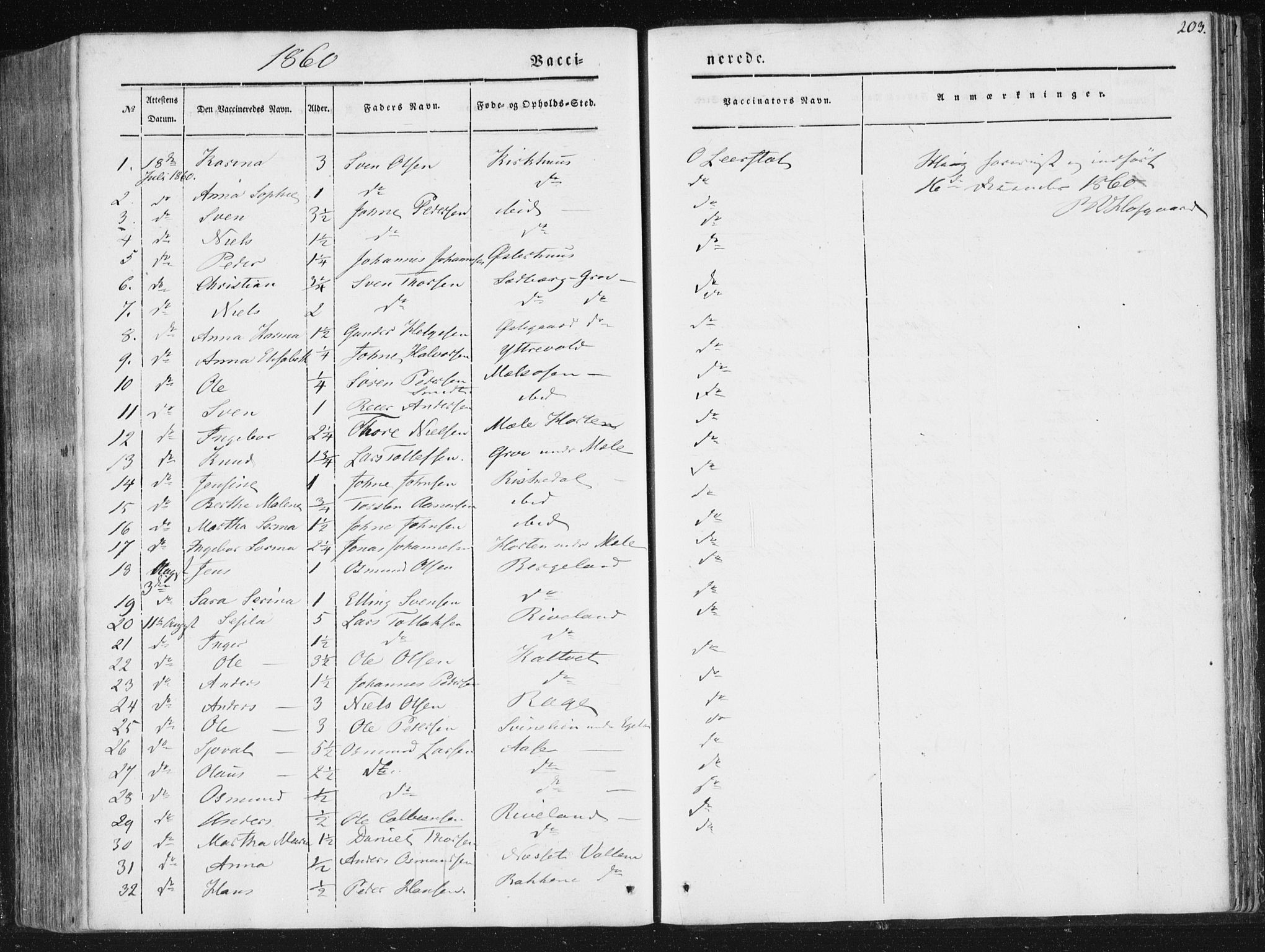 Hjelmeland sokneprestkontor, AV/SAST-A-101843/01/IV/L0008: Parish register (official) no. A 8, 1842-1861, p. 203