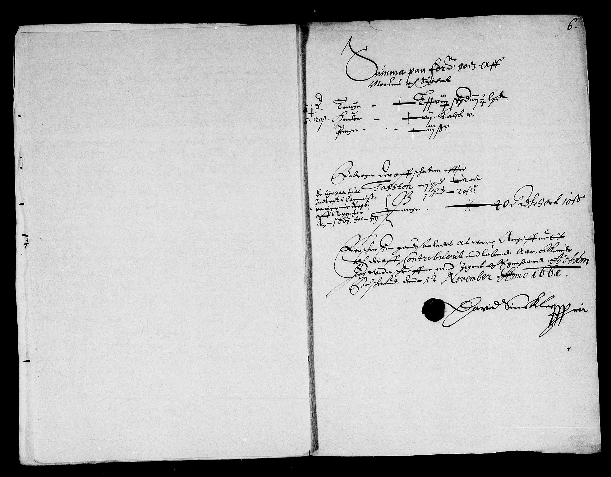 Rentekammeret inntil 1814, Reviderte regnskaper, Stiftamtstueregnskaper, Landkommissariatet på Akershus og Akershus stiftamt, AV/RA-EA-5869/R/Ra/L0006: Landkommissariatet på Akershus, 1661