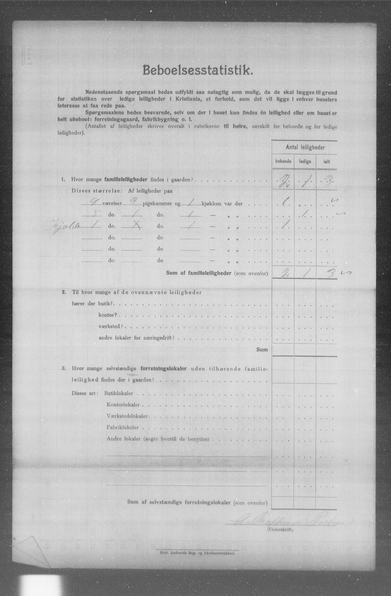 OBA, Municipal Census 1904 for Kristiania, 1904, p. 6717