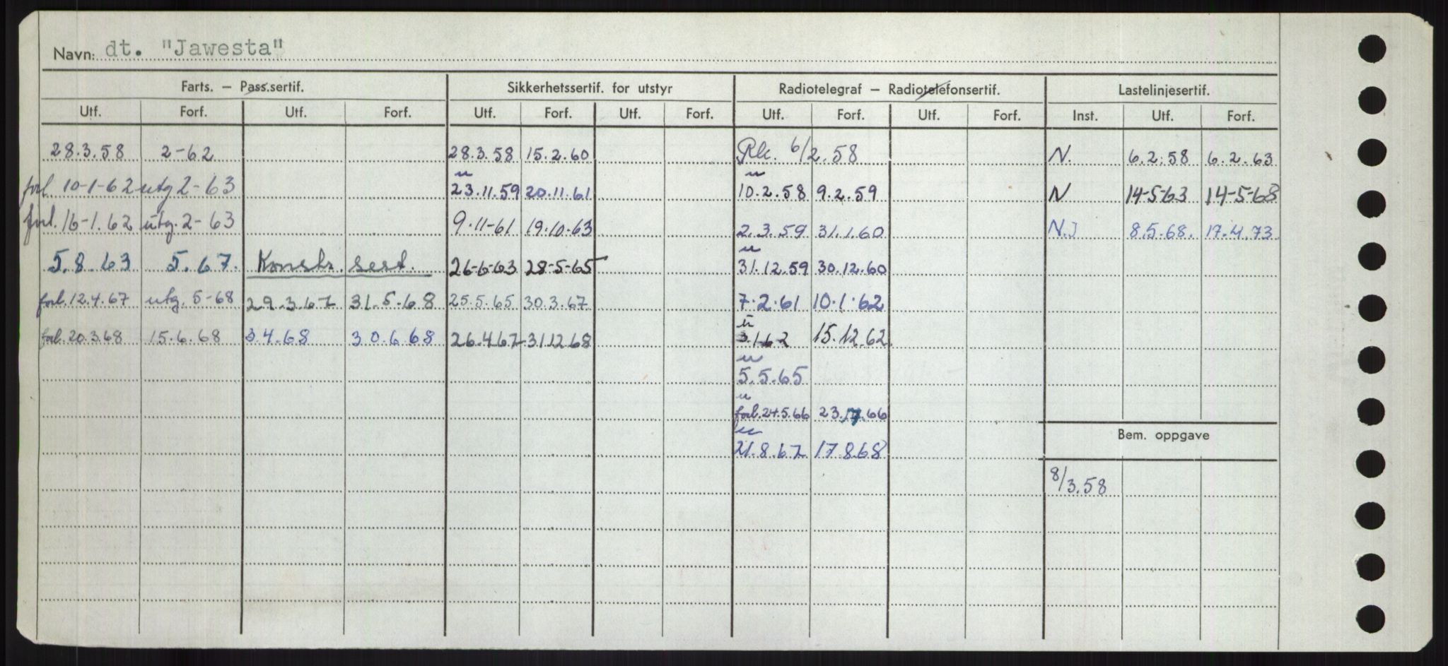 Sjøfartsdirektoratet med forløpere, Skipsmålingen, AV/RA-S-1627/H/Hd/L0019: Fartøy, J, p. 320