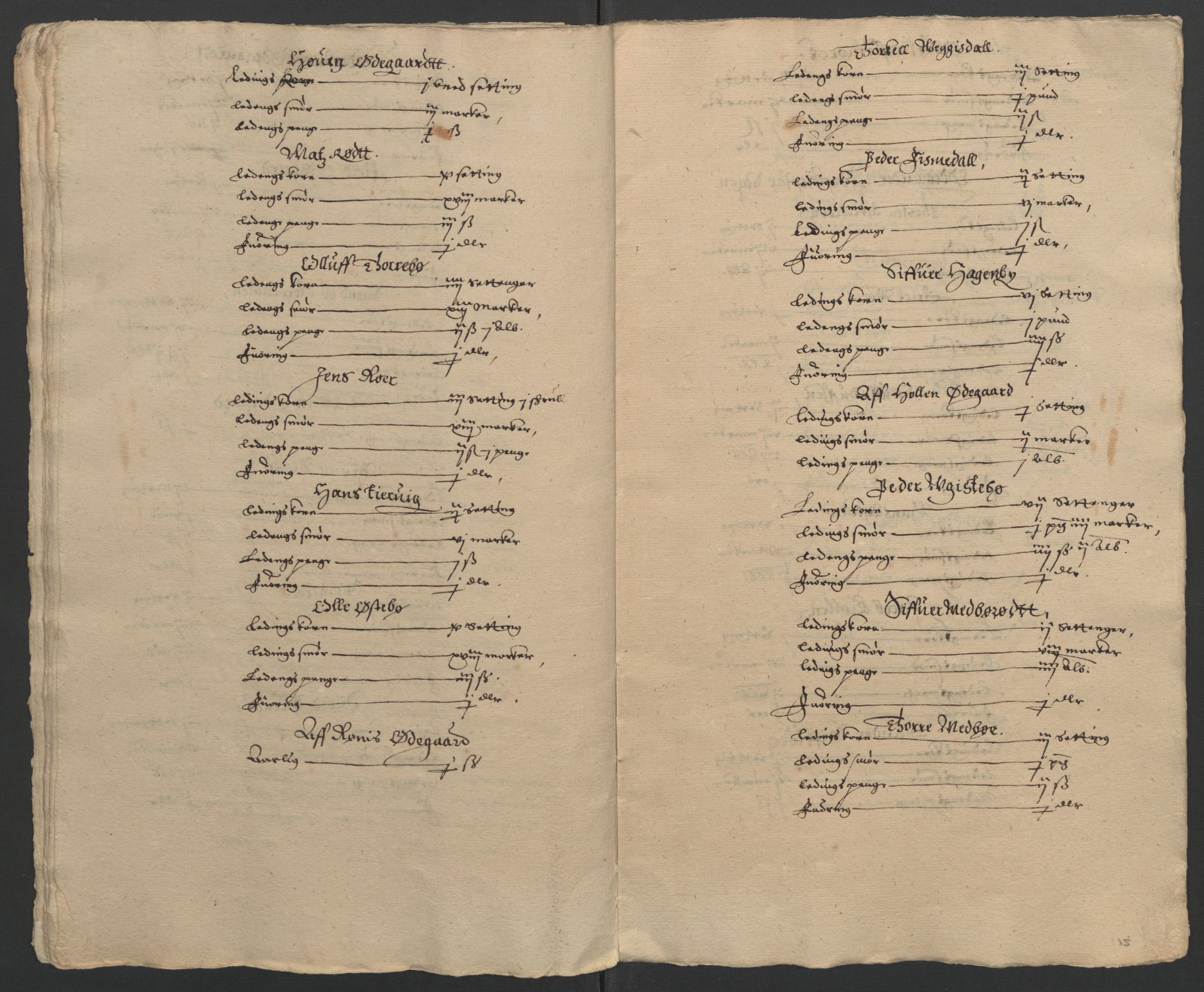 Stattholderembetet 1572-1771, AV/RA-EA-2870/Ek/L0002/0001: Jordebøker til utlikning av garnisonsskatt 1624-1626: / Jordebøker for noen vikværske len, 1624-1626, p. 120