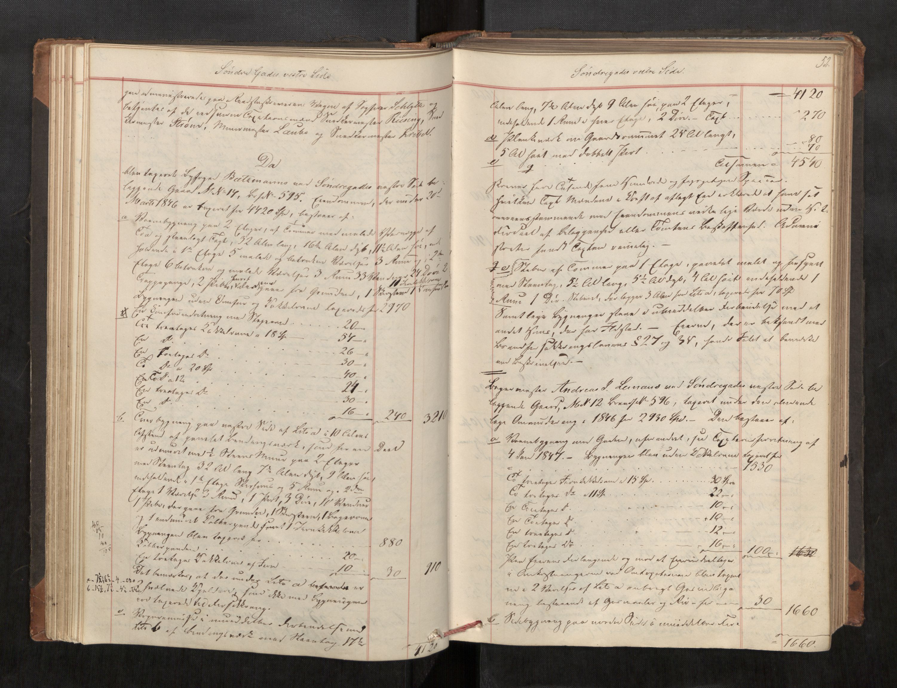 Norges Brannkasse Trondheim magistrat, AV/SAT-A-5590/Fa/L0033: Branntakstprotokoll C, 1856, p. 51b-52a