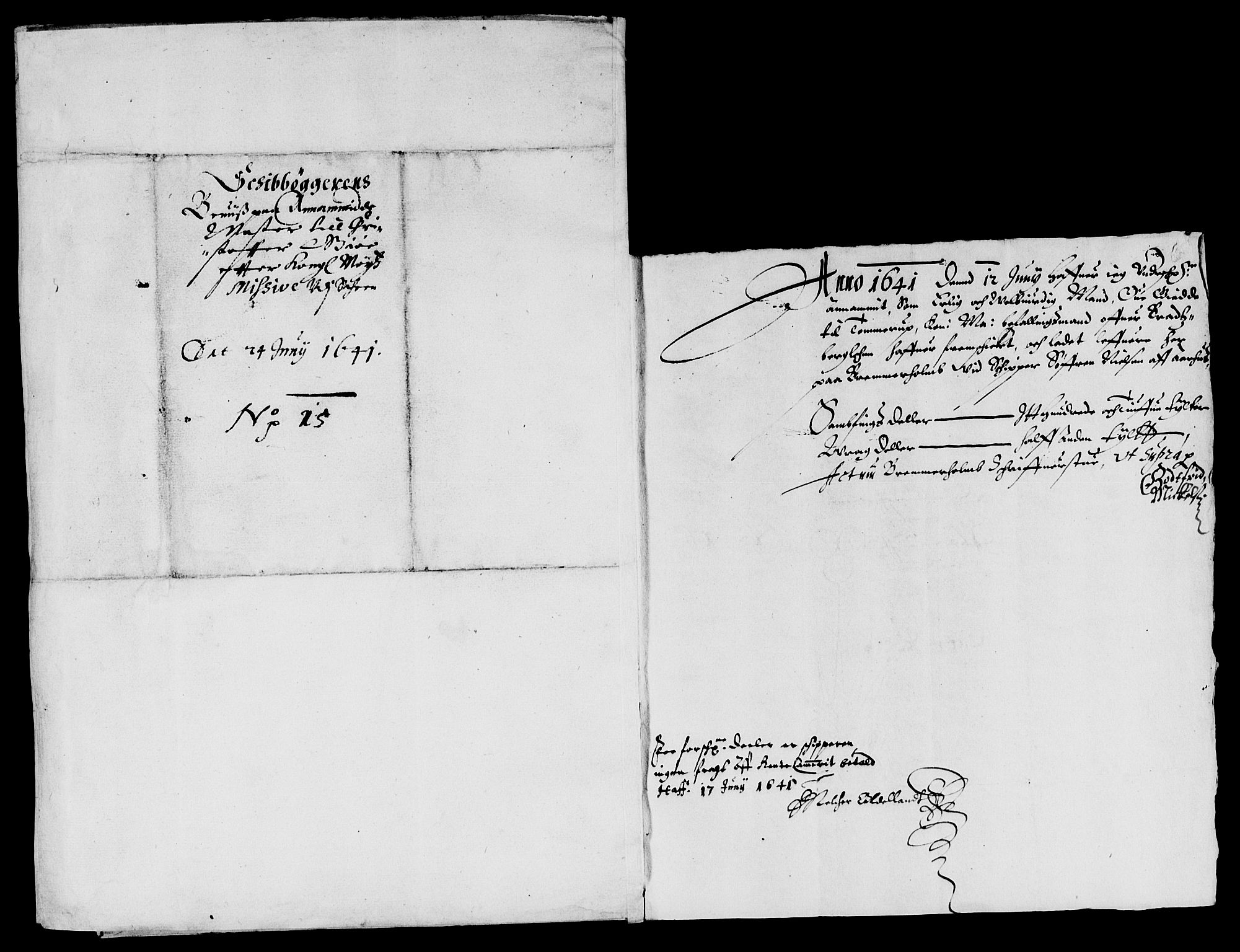 Rentekammeret inntil 1814, Reviderte regnskaper, Lensregnskaper, AV/RA-EA-5023/R/Rb/Rbp/L0025: Bratsberg len, 1640-1641