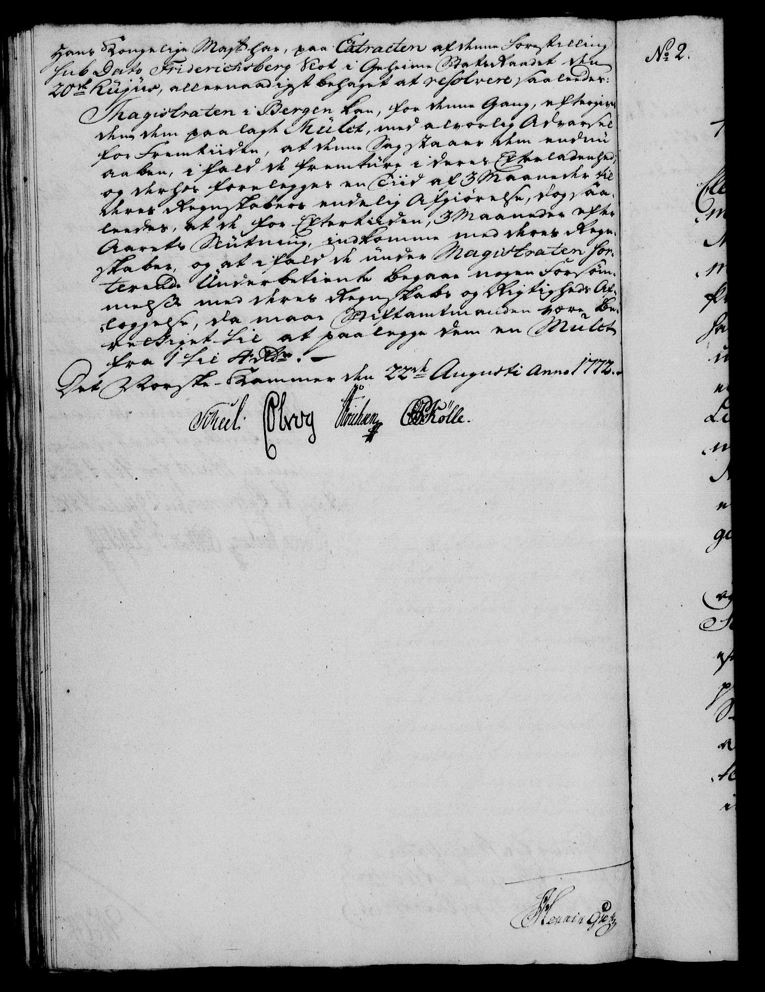 Rentekammeret, Kammerkanselliet, AV/RA-EA-3111/G/Gf/Gfa/L0054: Norsk relasjons- og resolusjonsprotokoll (merket RK 52.54), 1771-1772, p. 566