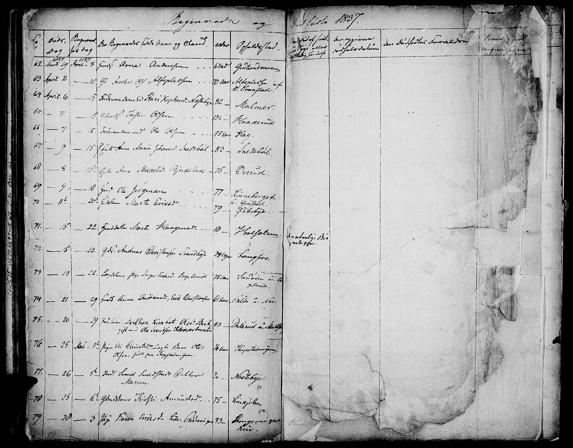 Vinger prestekontor, AV/SAH-PREST-024/H/Ha/Haa/L0007: Parish register (official) no. 7, 1826-1839, p. 370