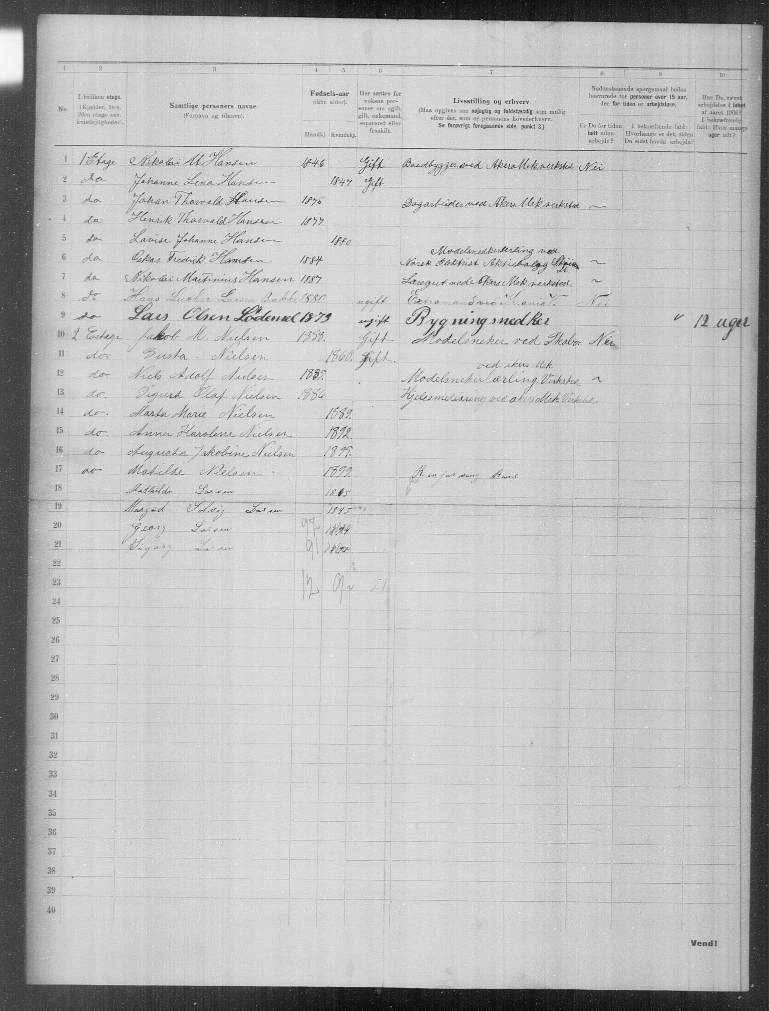 OBA, Municipal Census 1903 for Kristiania, 1903, p. 20325