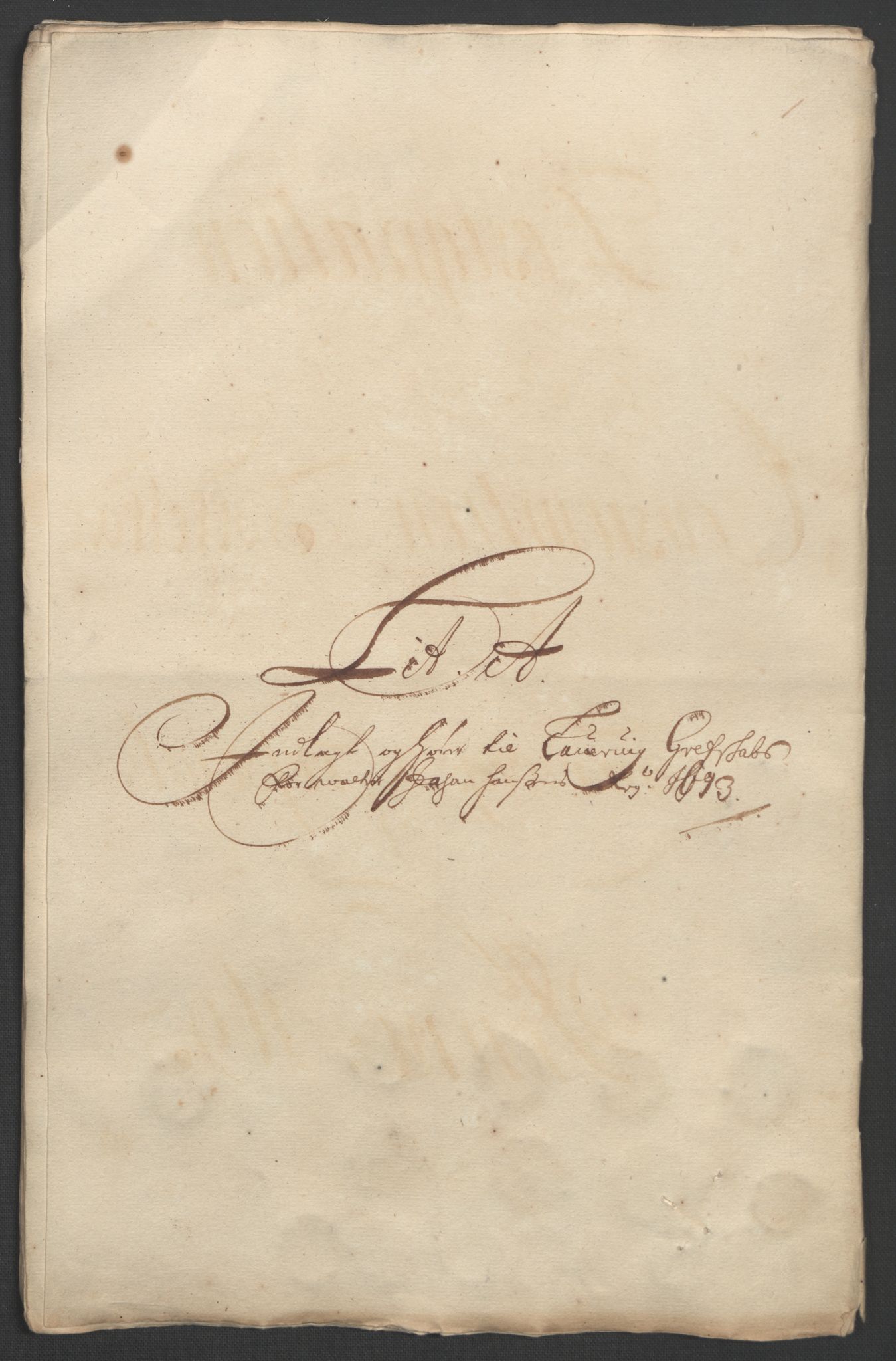 Rentekammeret inntil 1814, Reviderte regnskaper, Fogderegnskap, RA/EA-4092/R33/L1974: Fogderegnskap Larvik grevskap, 1693-1695, p. 44