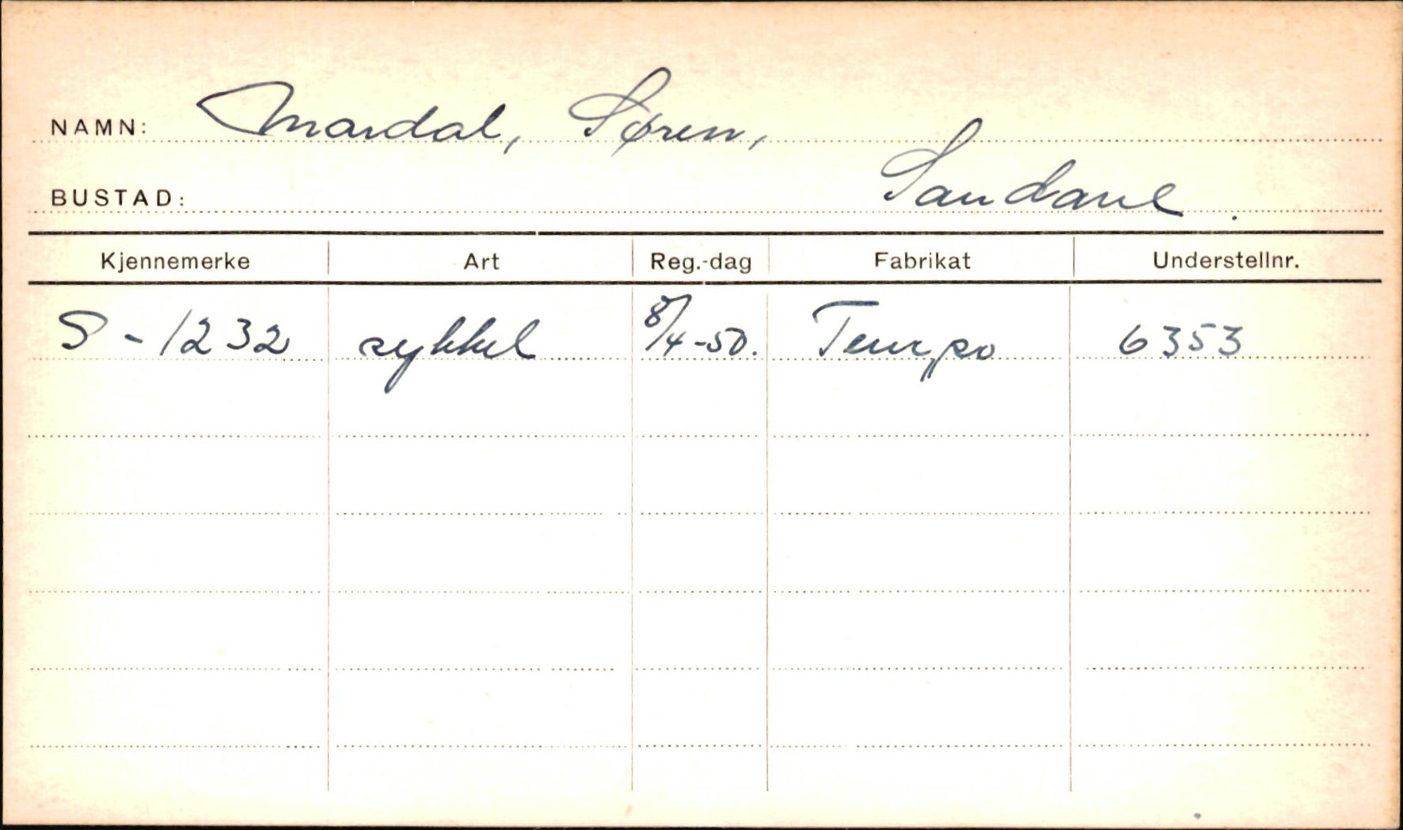 Statens vegvesen, Sogn og Fjordane vegkontor, AV/SAB-A-5301/4/F/L0001D: Eigarregister Fjordane til 1.6.1961, 1930-1961, p. 554