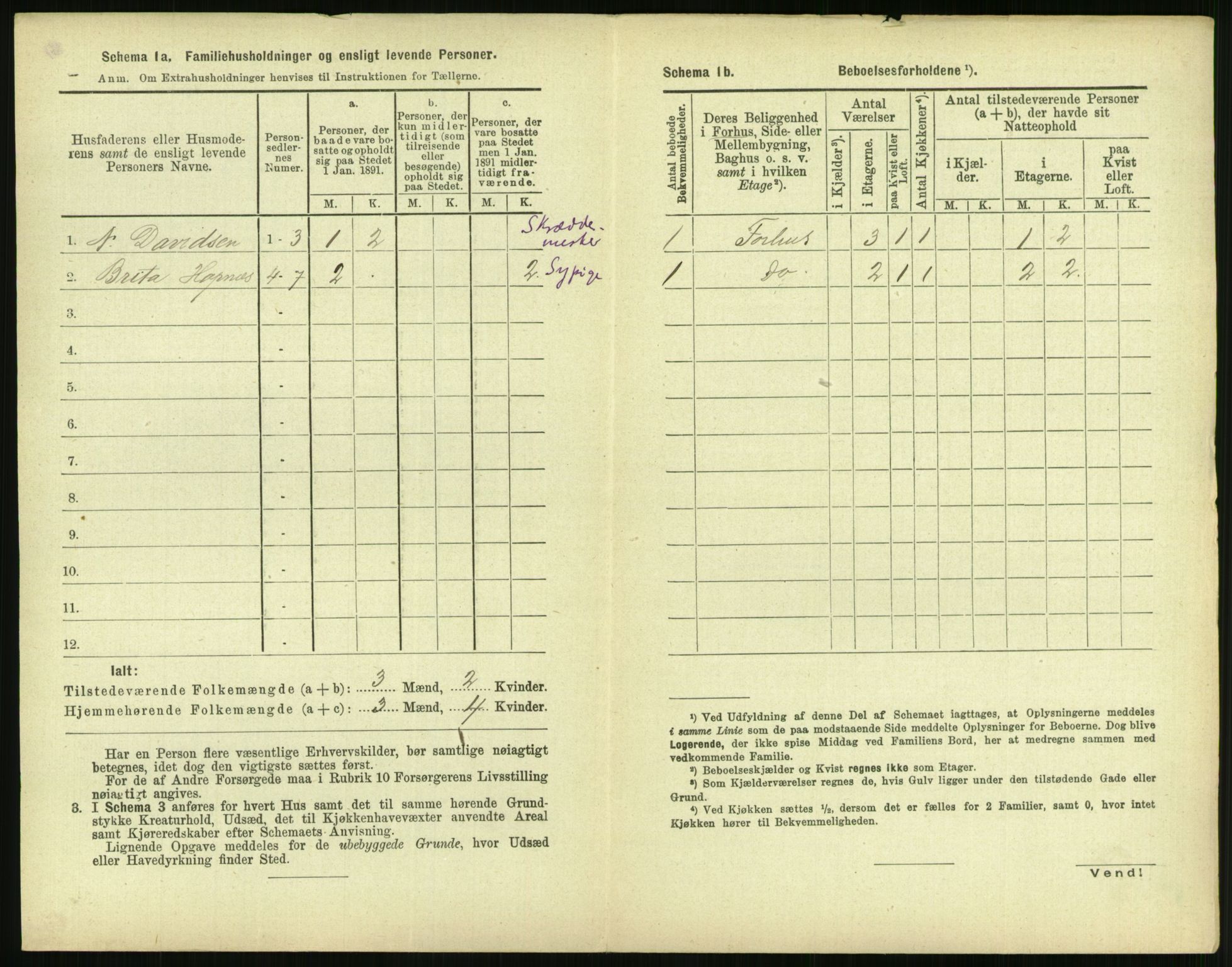 RA, 1891 census for 1103 Stavanger, 1891, p. 2358