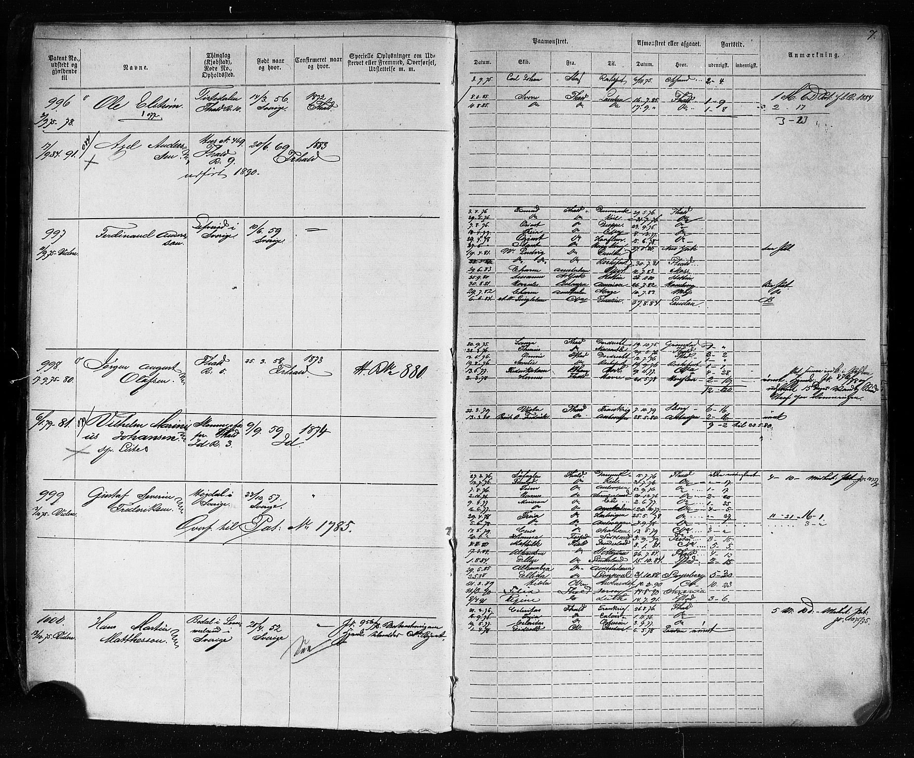 Halden mønstringskontor, AV/SAO-A-10569a/F/Fc/Fca/L0005: Annotasjonsrulle, 1875-1910, p. 9