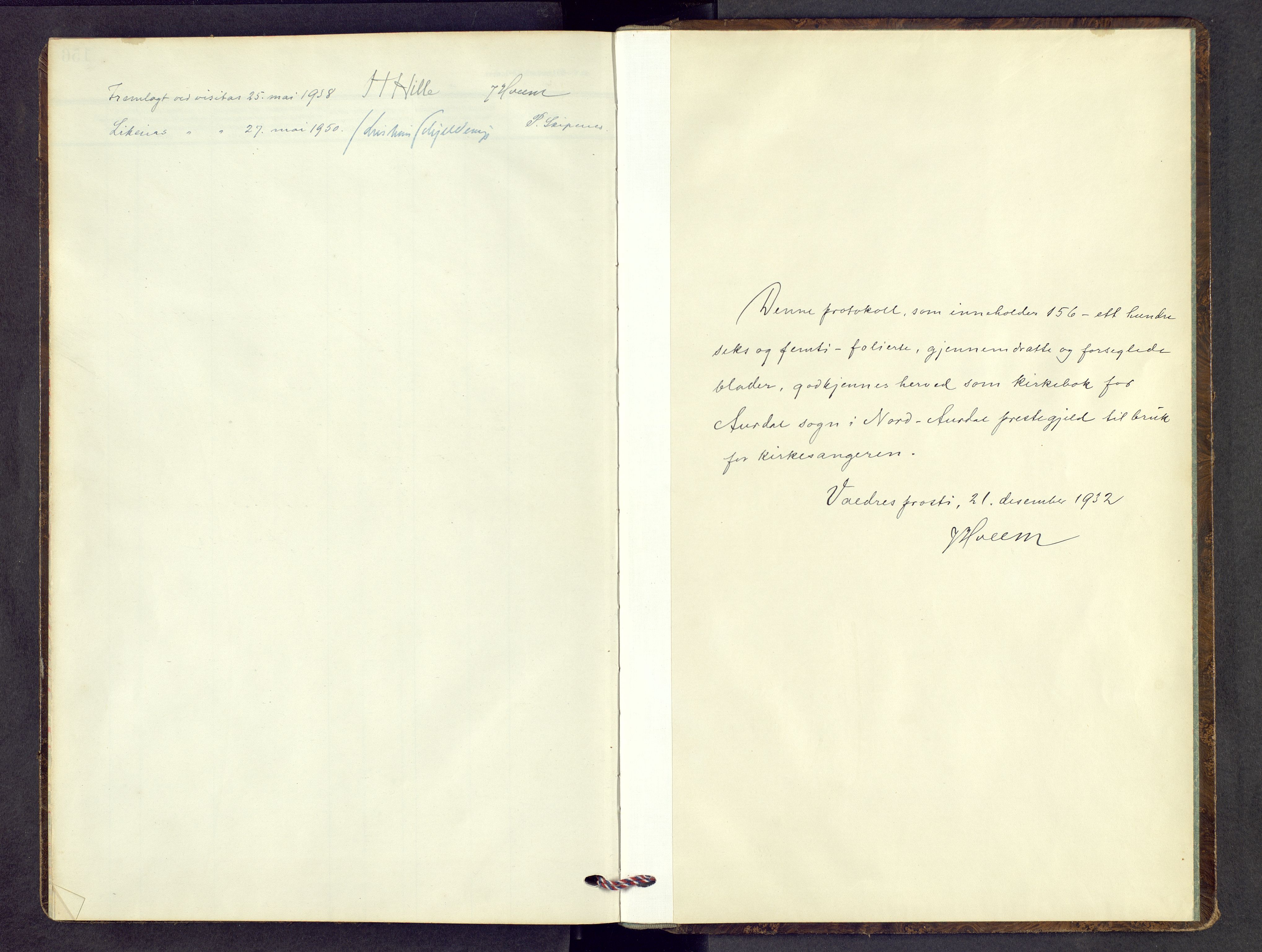 Nord-Aurdal prestekontor, SAH/PREST-132/H/Ha/Hab/L0017: Parish register (copy) no. 17, 1933-1946, p. 156