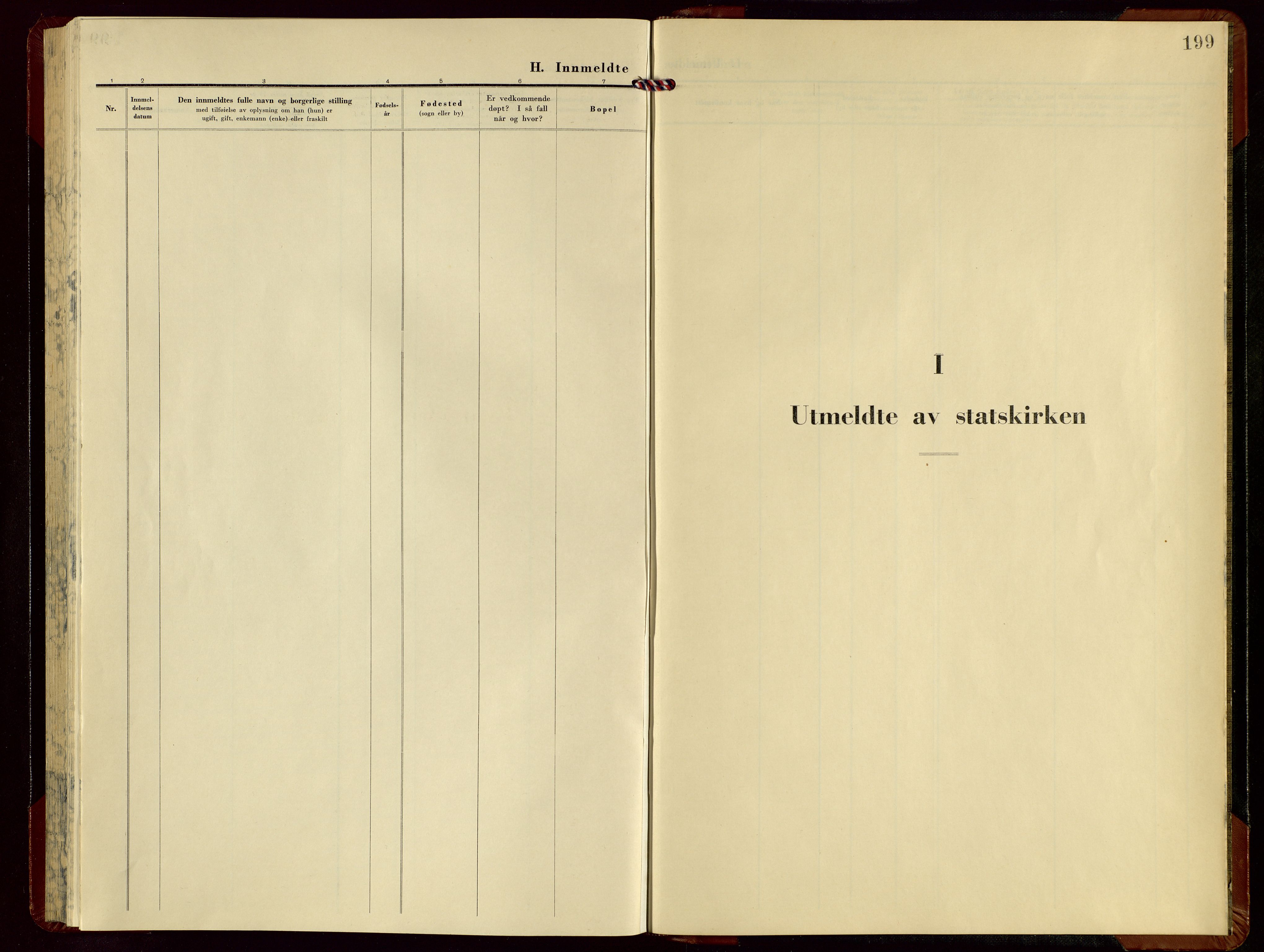 Kopervik sokneprestkontor, SAST/A-101850/H/Ha/Hab/L0011: Parish register (copy) no. B 11, 1949-1964, p. 199