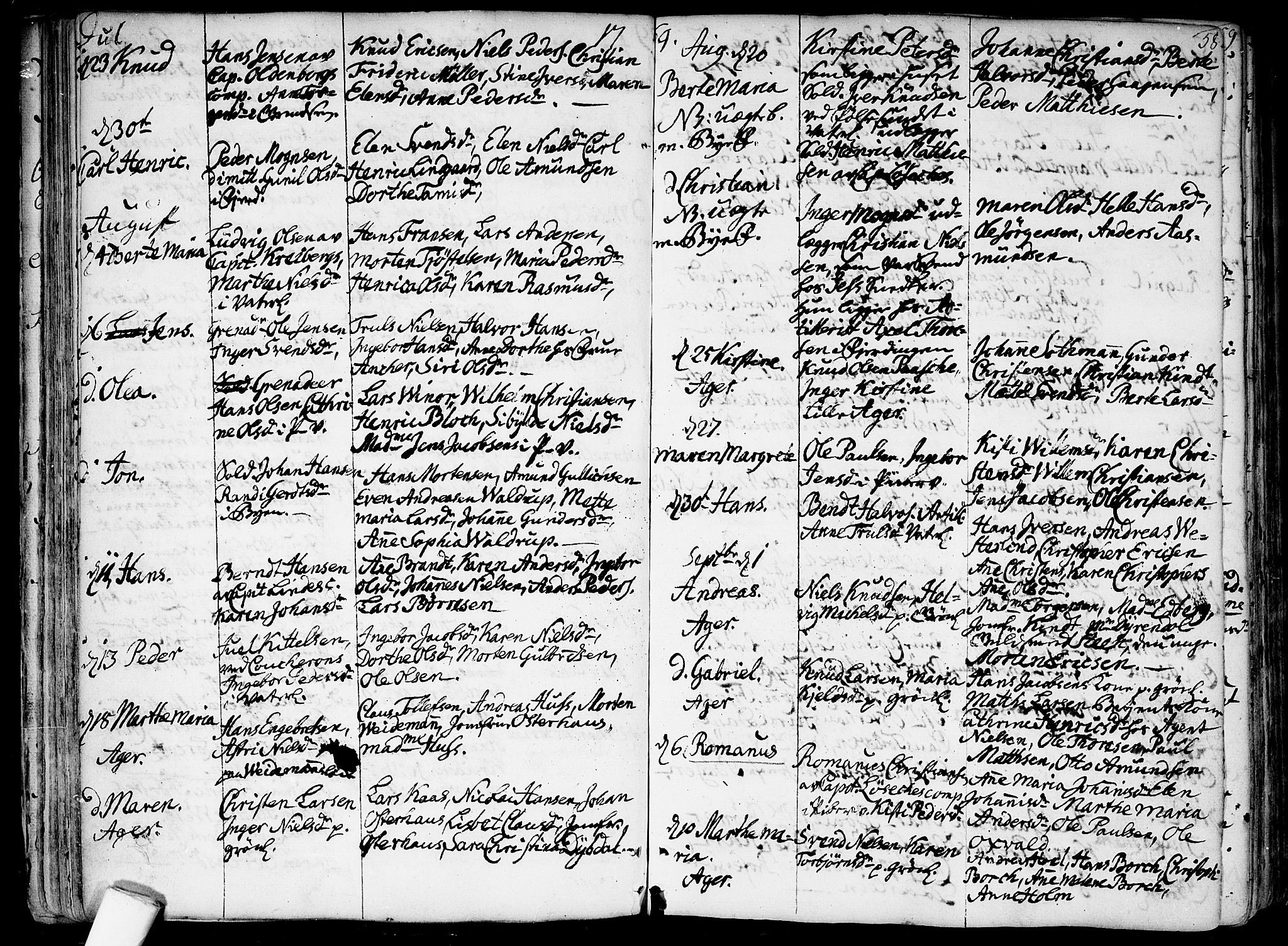 Garnisonsmenigheten Kirkebøker, AV/SAO-A-10846/F/Fa/L0002: Parish register (official) no. 2, 1757-1776, p. 58