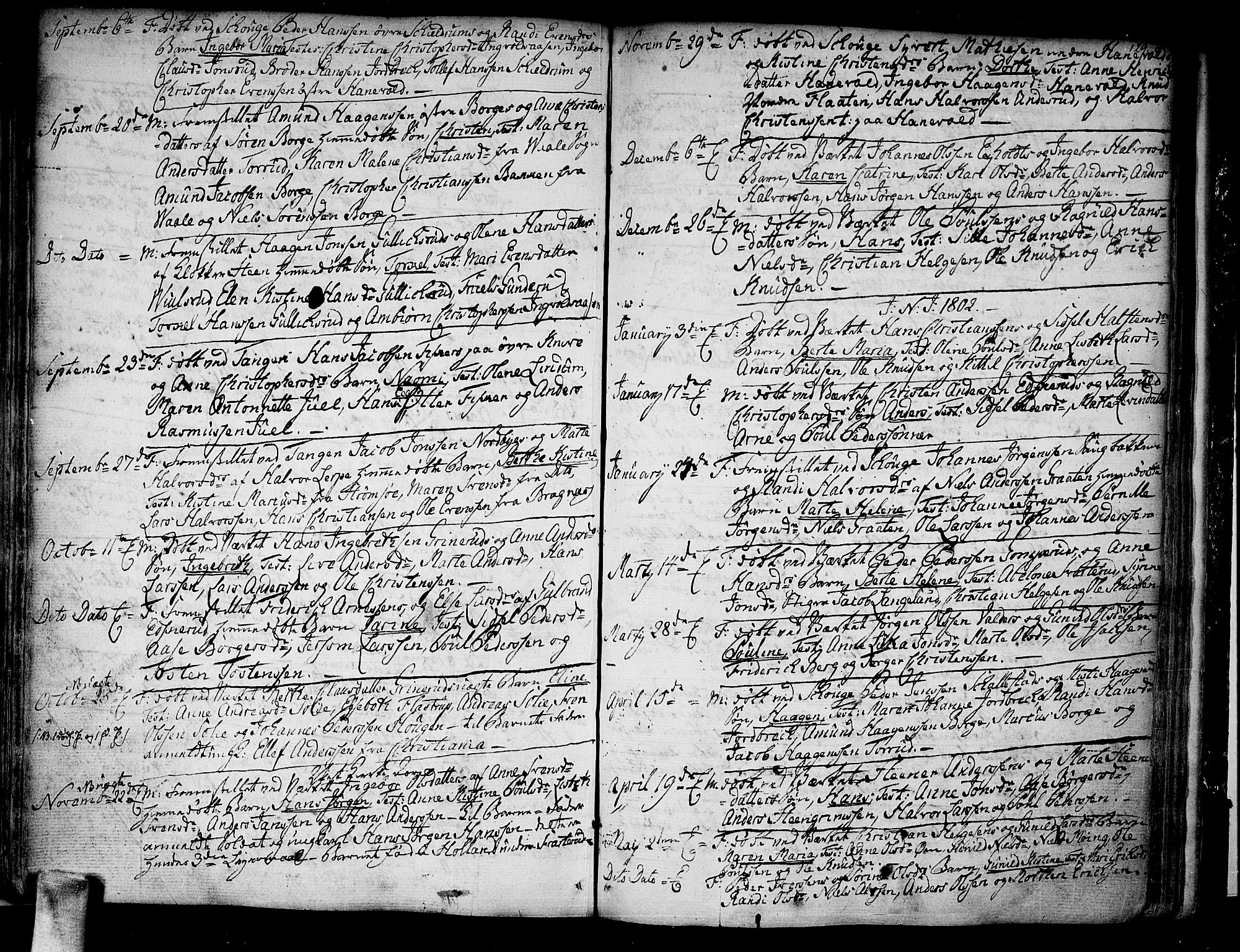 Skoger kirkebøker, SAKO/A-59/F/Fa/L0001: Parish register (official) no. I 1, 1746-1814, p. 129