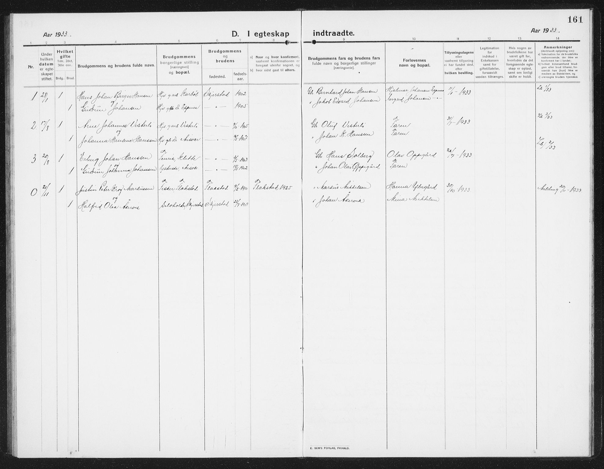 Ministerialprotokoller, klokkerbøker og fødselsregistre - Nordland, SAT/A-1459/852/L0757: Parish register (copy) no. 852C08, 1916-1934, p. 161