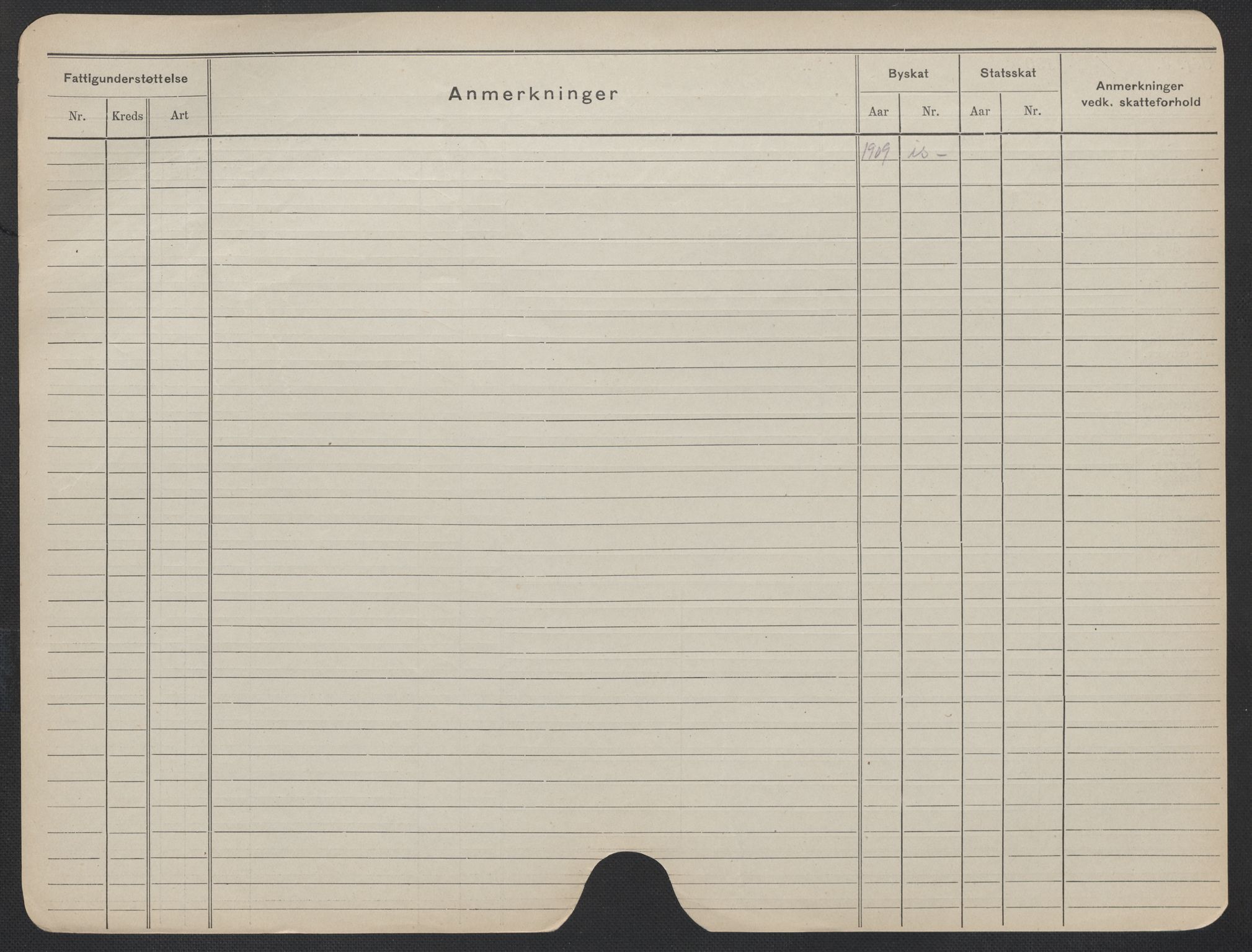 Oslo folkeregister, Registerkort, AV/SAO-A-11715/F/Fa/Fac/L0019: Kvinner, 1906-1914, p. 223b