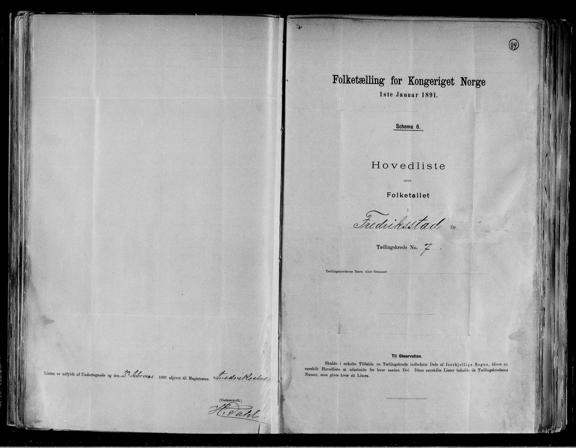 RA, 1891 census for 0103 Fredrikstad, 1891, p. 23