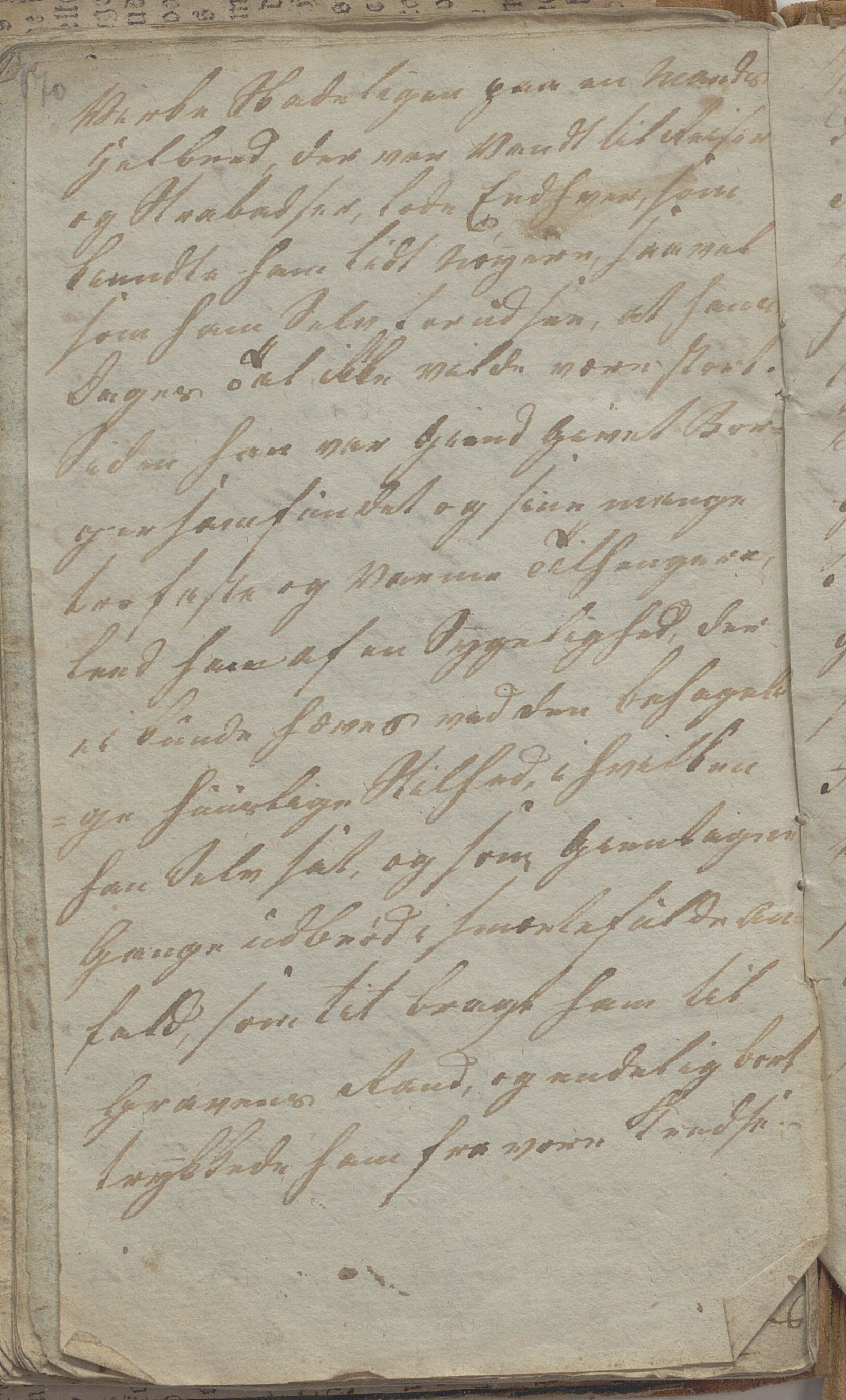 Heggtveitsamlingen, TMF/A-1007/H/L0045/0004: Brev, kopibøker, biografiske opptegnelser etc. / "Blegen", 1815-1830, p. 70