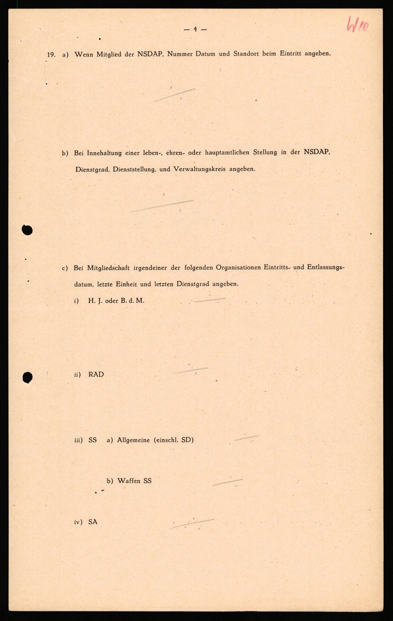 Forsvaret, Forsvarets overkommando II, AV/RA-RAFA-3915/D/Db/L0040: CI Questionaires. Tyske okkupasjonsstyrker i Norge. Østerrikere., 1945-1946, p. 363