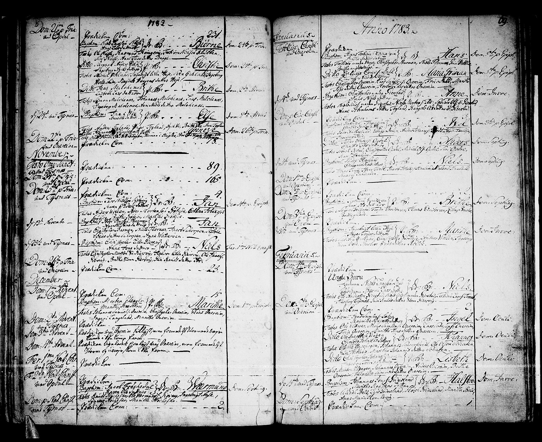 Tysnes sokneprestembete, AV/SAB-A-78601/H/Haa: Parish register (official) no. A 5, 1762-1793, p. 69