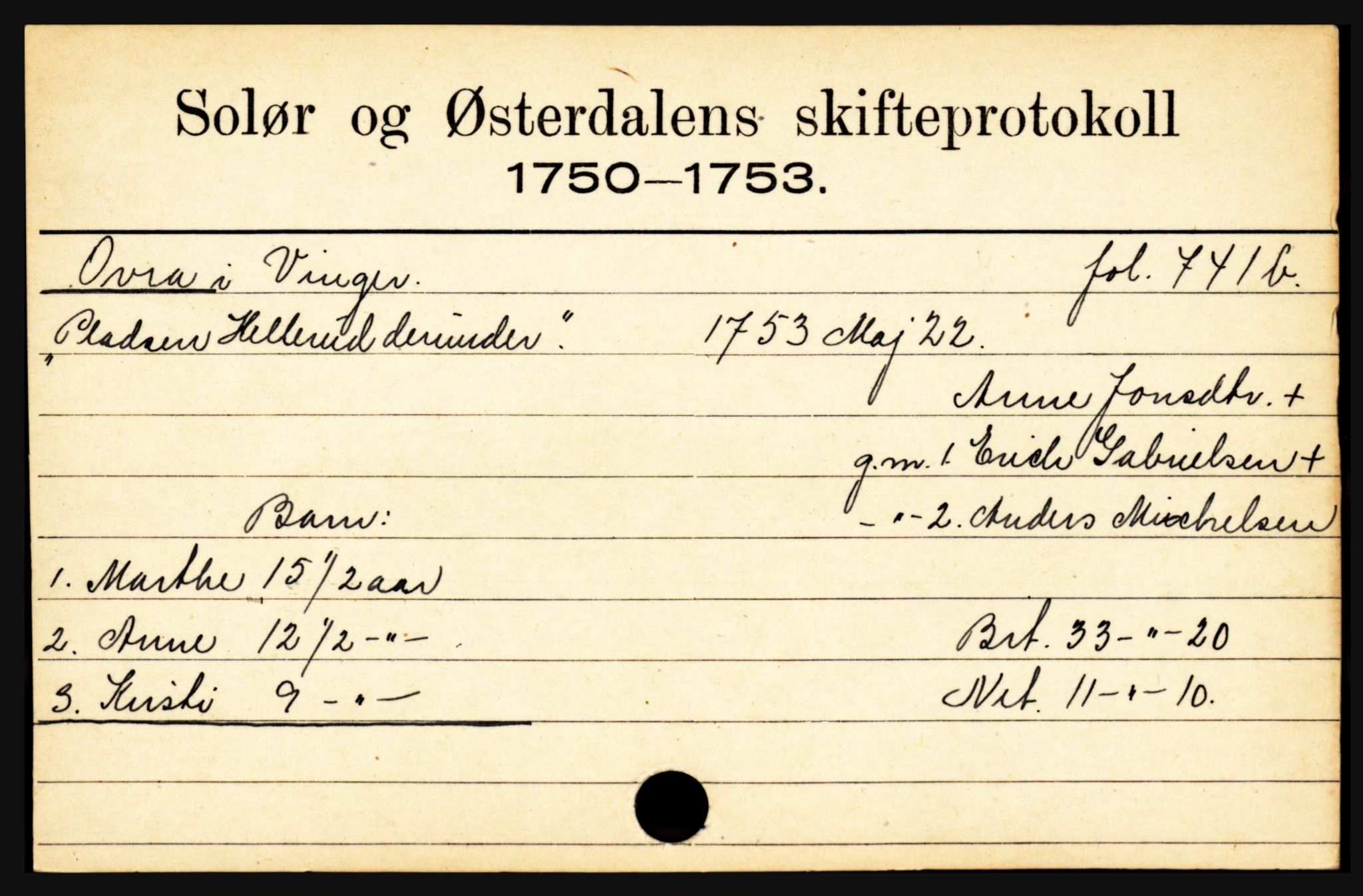 Solør og Østerdalen sorenskriveri, SAH/TING-024/J, 1716-1774, p. 4575