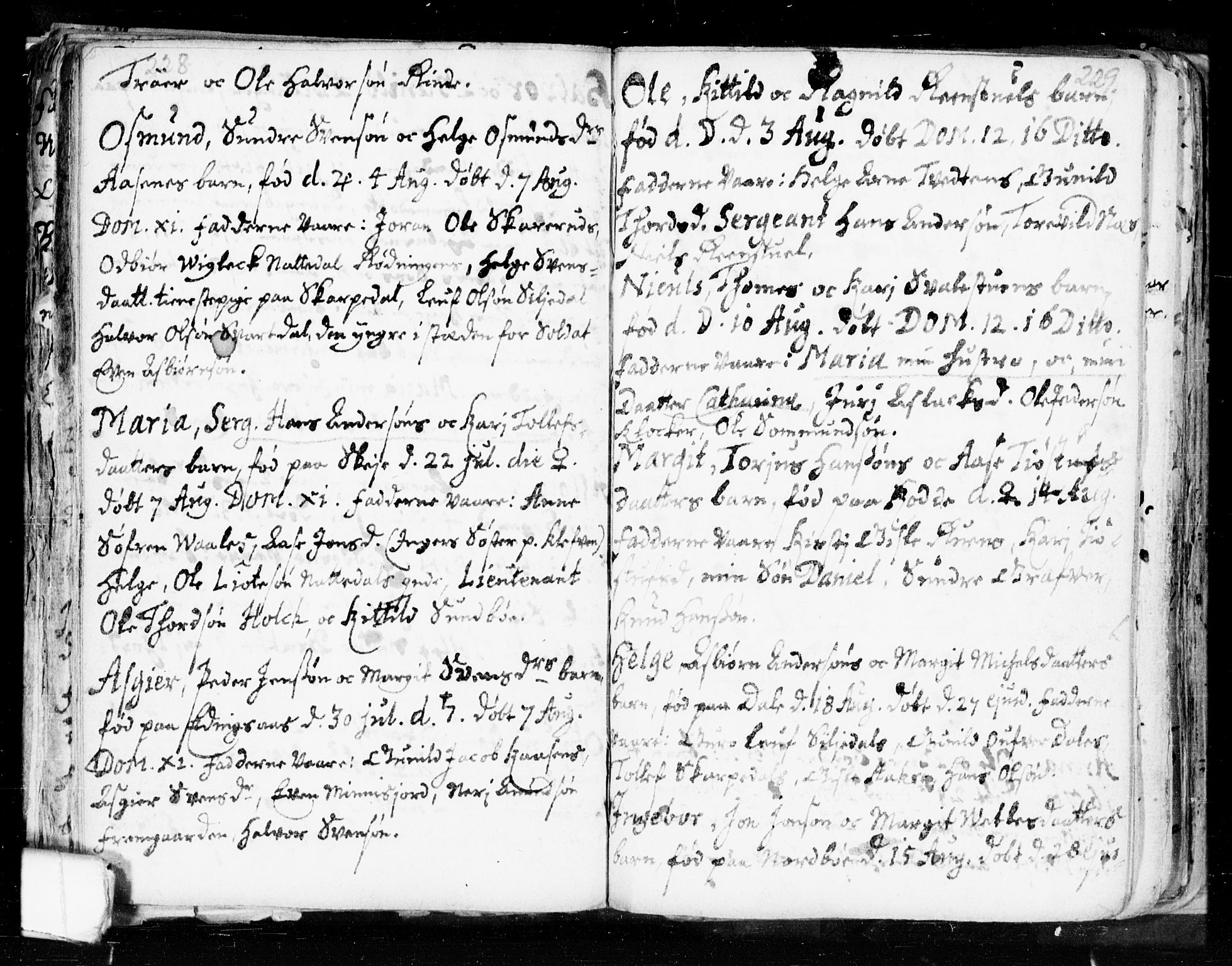 Seljord kirkebøker, AV/SAKO-A-20/F/Fa/L0002: Parish register (official) no. I 2, 1689-1713, p. 228-229