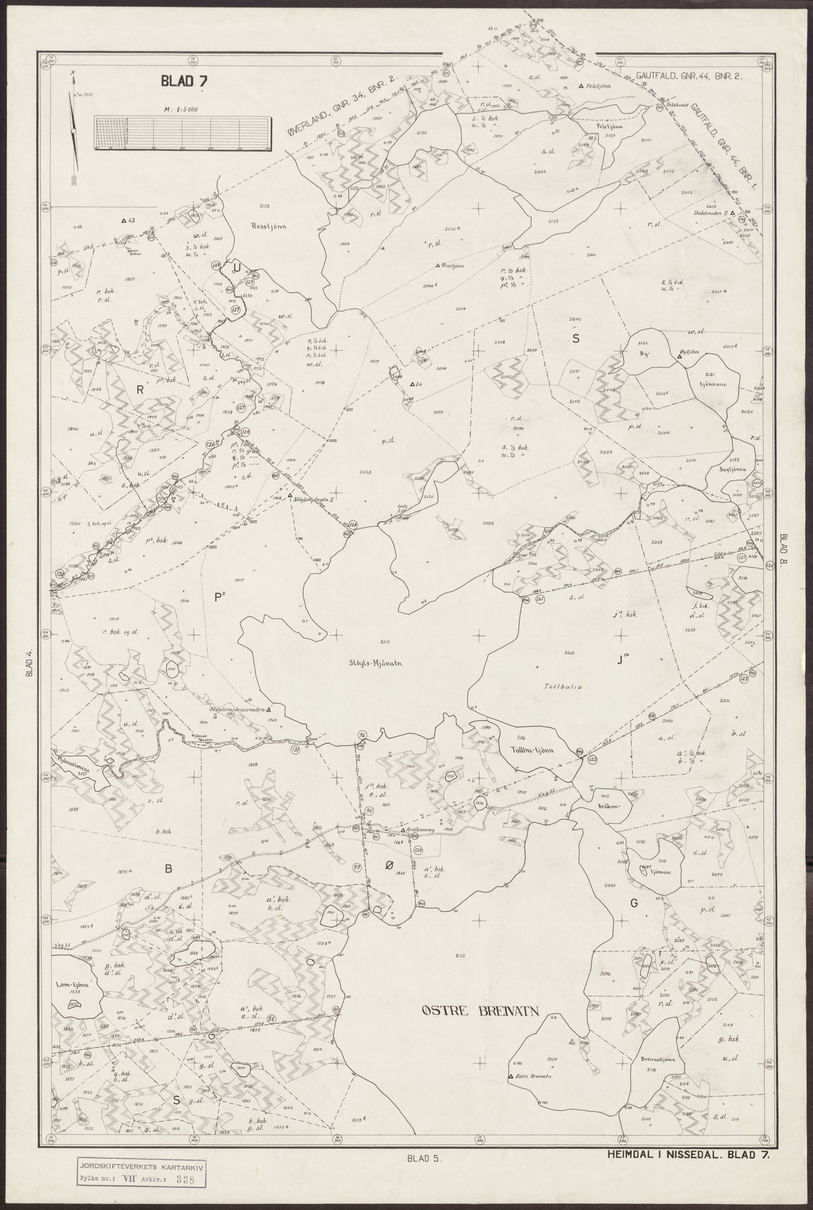 Jordskifteverkets kartarkiv, RA/S-3929/T, 1859-1988, p. 425