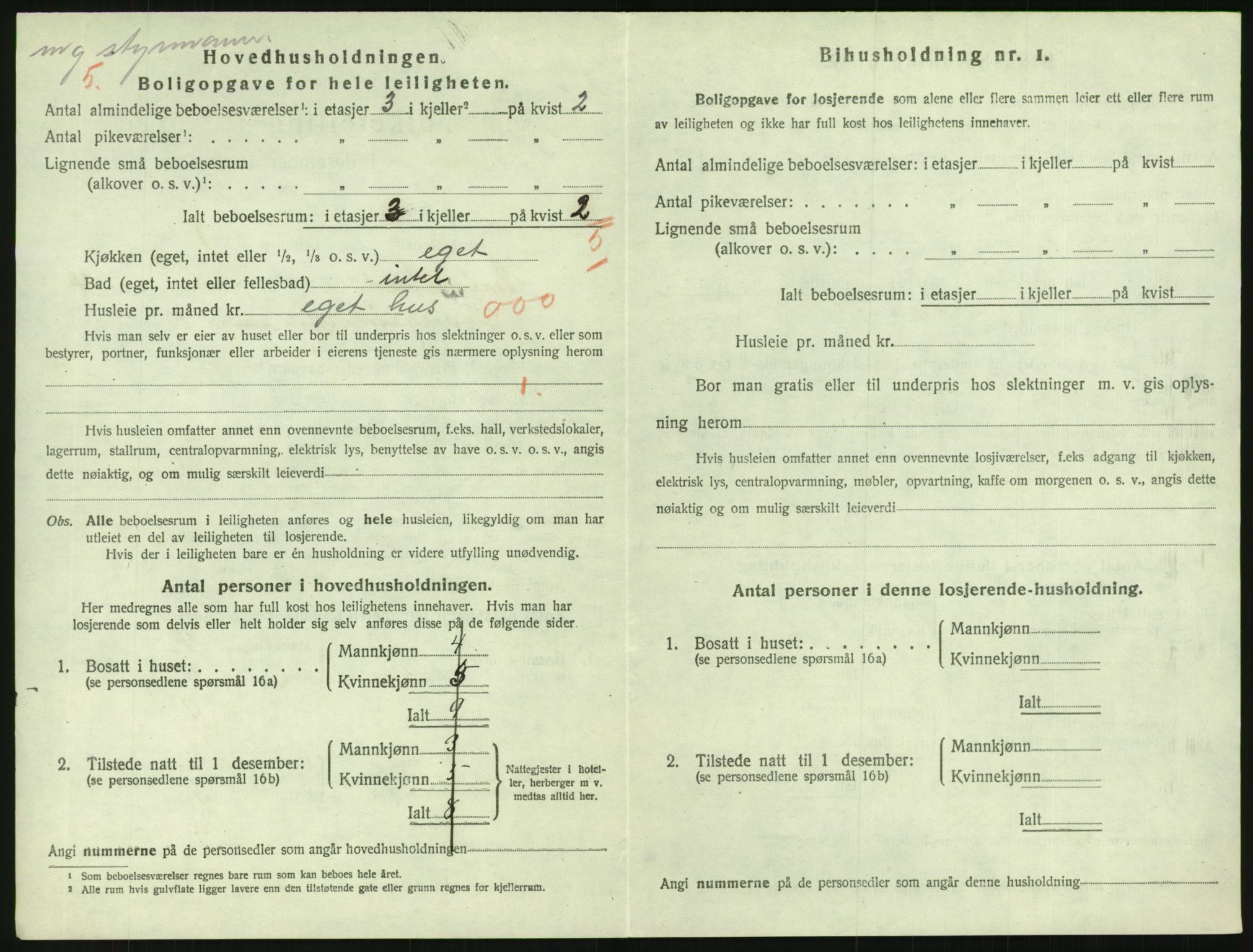 SAK, 1920 census for Grimstad, 1920, p. 1980