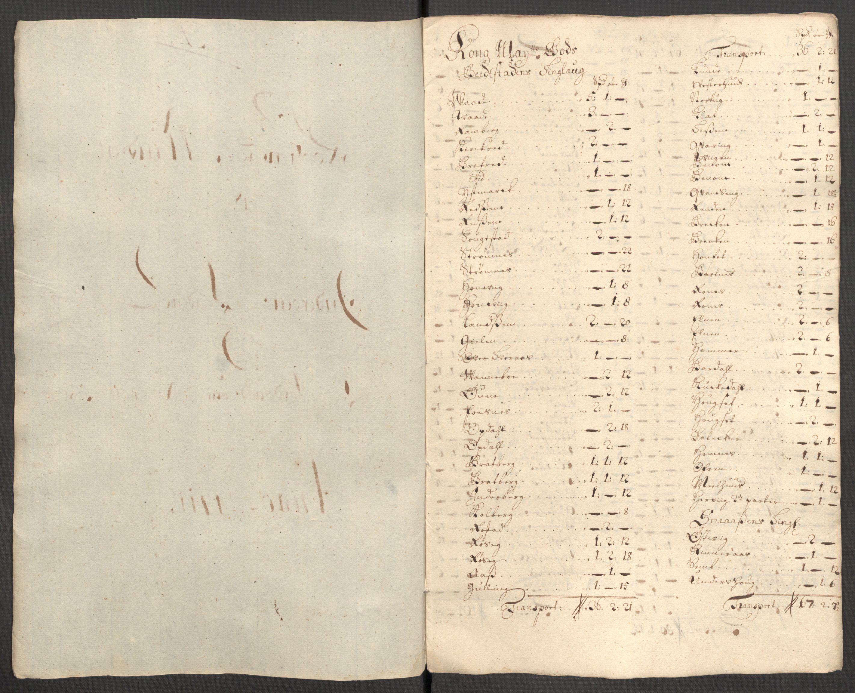 Rentekammeret inntil 1814, Reviderte regnskaper, Fogderegnskap, RA/EA-4092/R63/L4319: Fogderegnskap Inderøy, 1711, p. 422