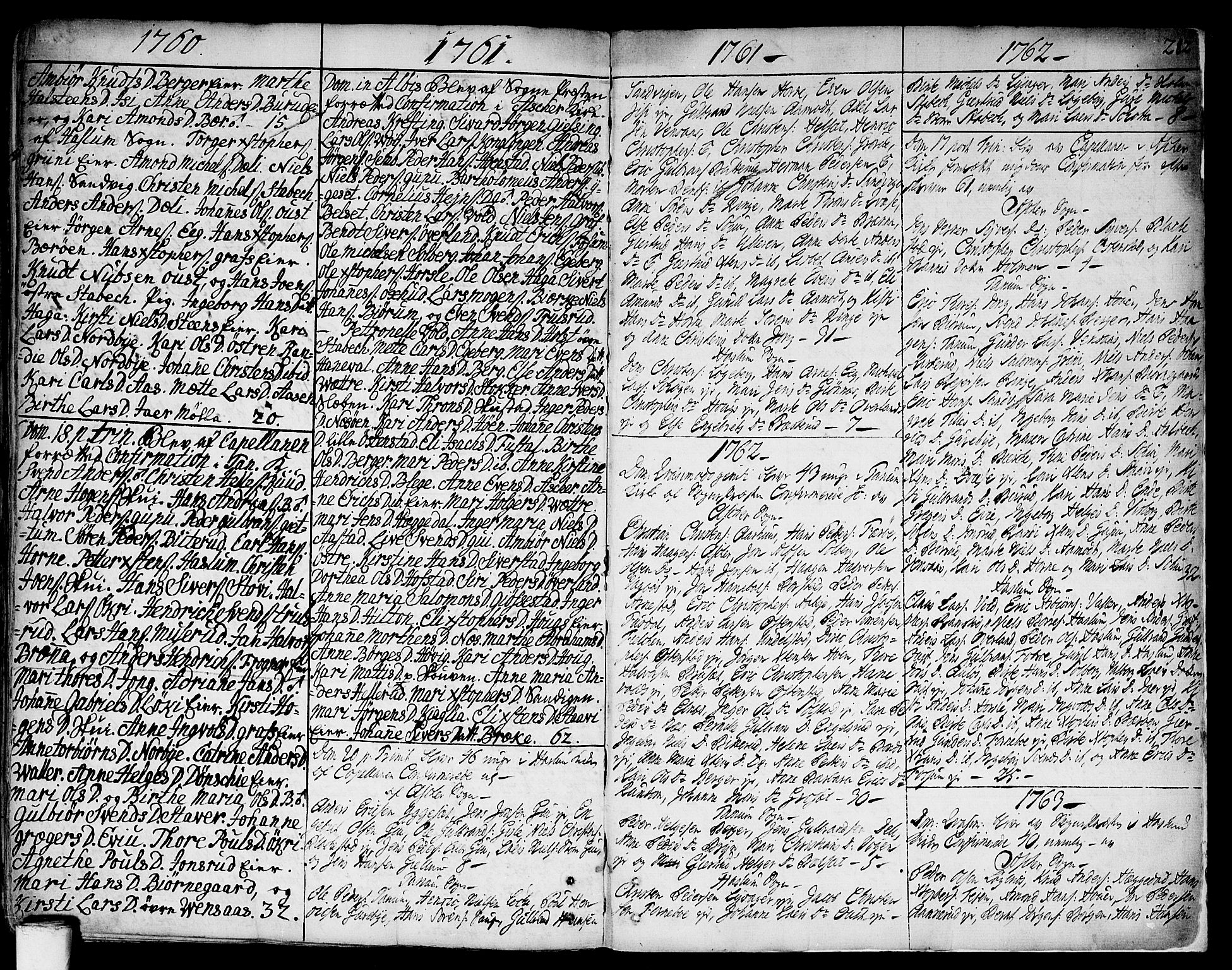 Asker prestekontor Kirkebøker, SAO/A-10256a/F/Fa/L0002: Parish register (official) no. I 2, 1733-1766, p. 282