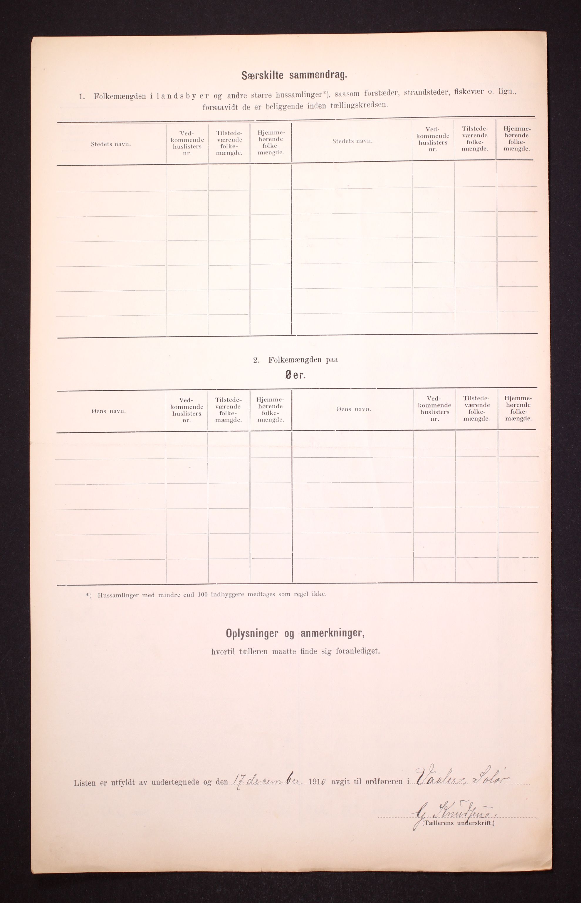 RA, 1910 census for Våler, 1910, p. 6