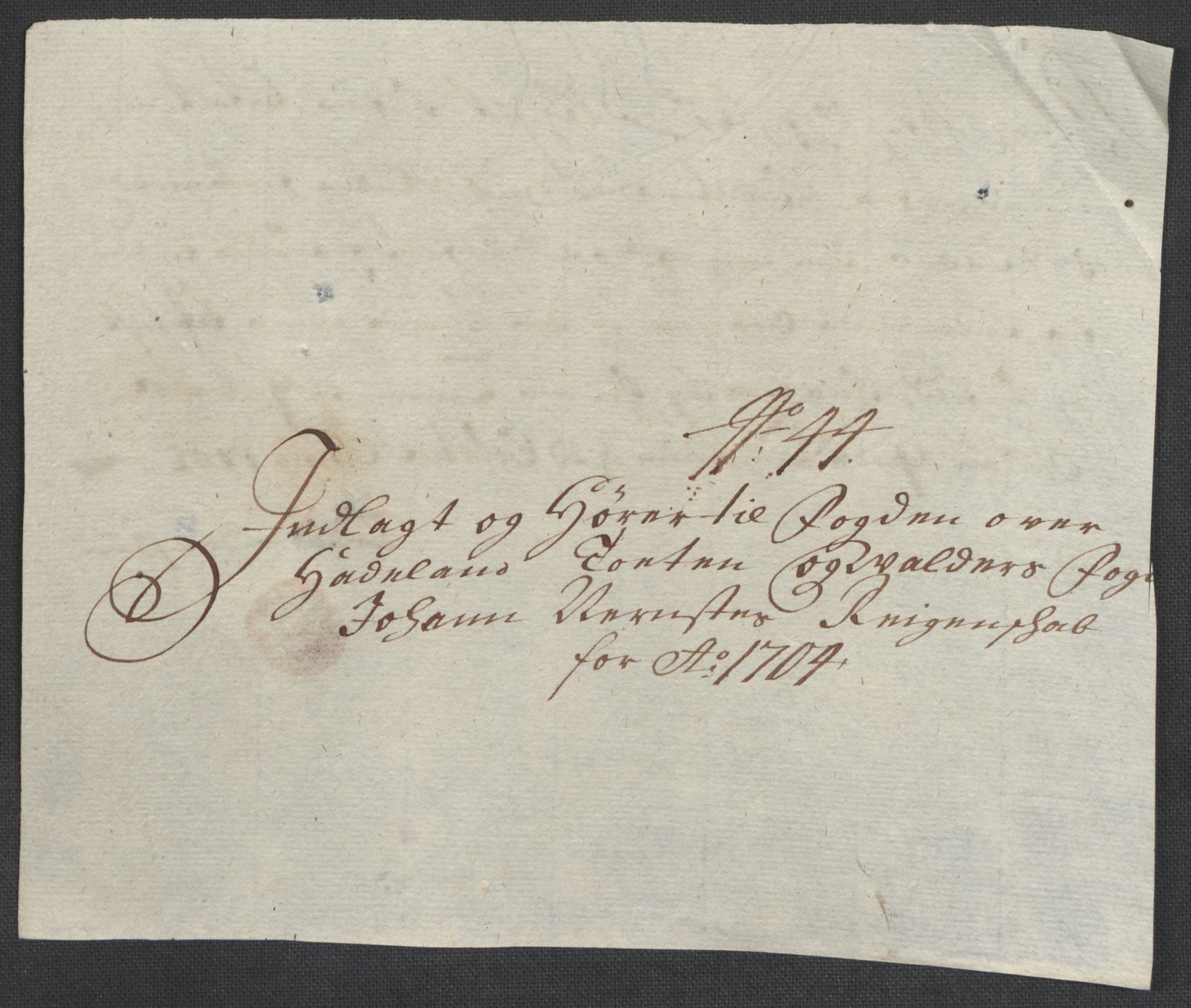 Rentekammeret inntil 1814, Reviderte regnskaper, Fogderegnskap, RA/EA-4092/R18/L1302: Fogderegnskap Hadeland, Toten og Valdres, 1704, p. 416