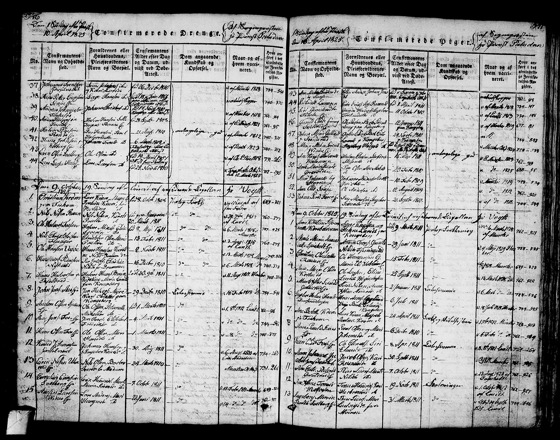 Eiker kirkebøker, SAKO/A-4/G/Ga/L0001: Parish register (copy) no. I 1, 1814-1832, p. 546-547