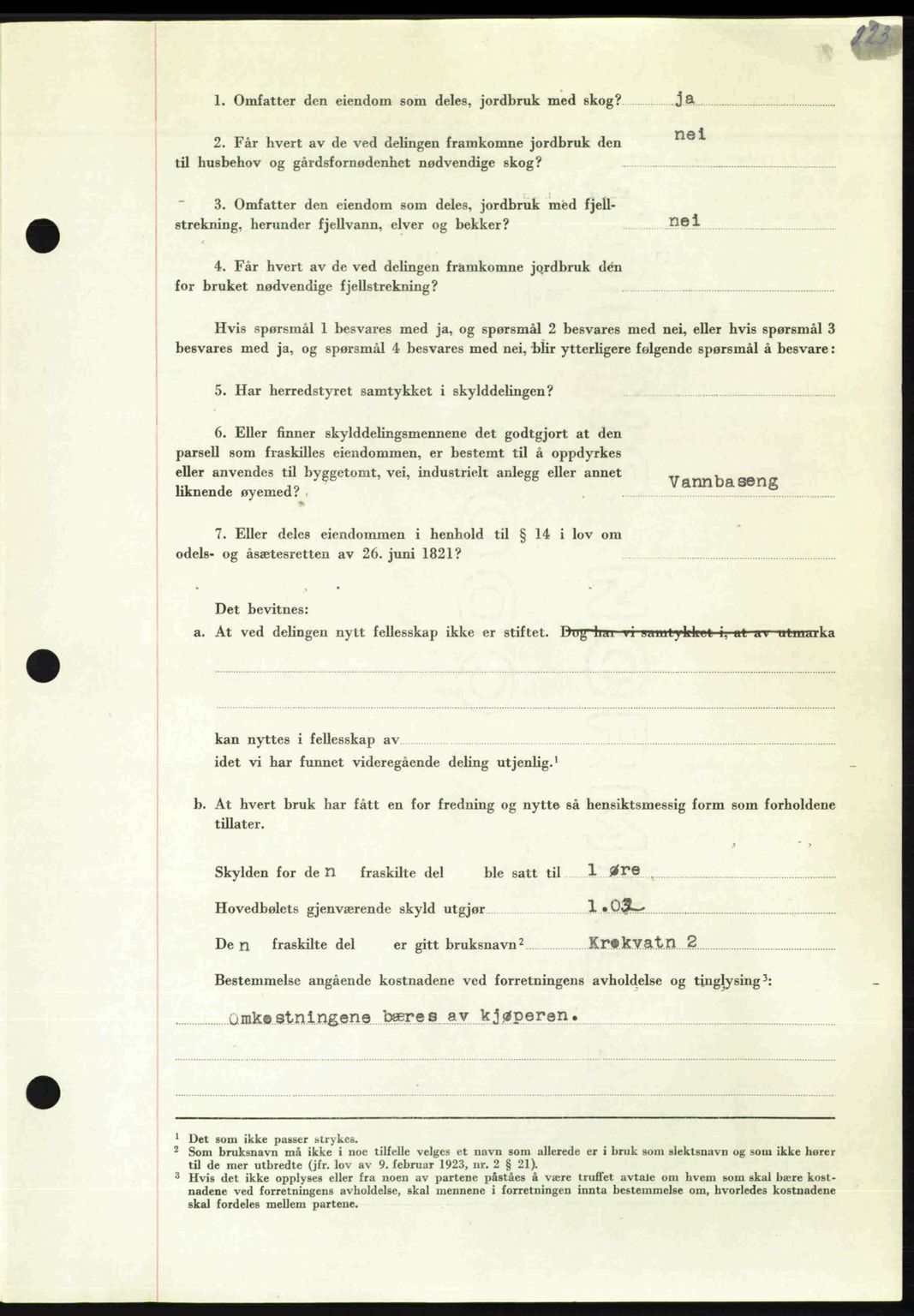 Nordmøre sorenskriveri, AV/SAT-A-4132/1/2/2Ca: Mortgage book no. A107, 1947-1948, Diary no: : 3063/1947