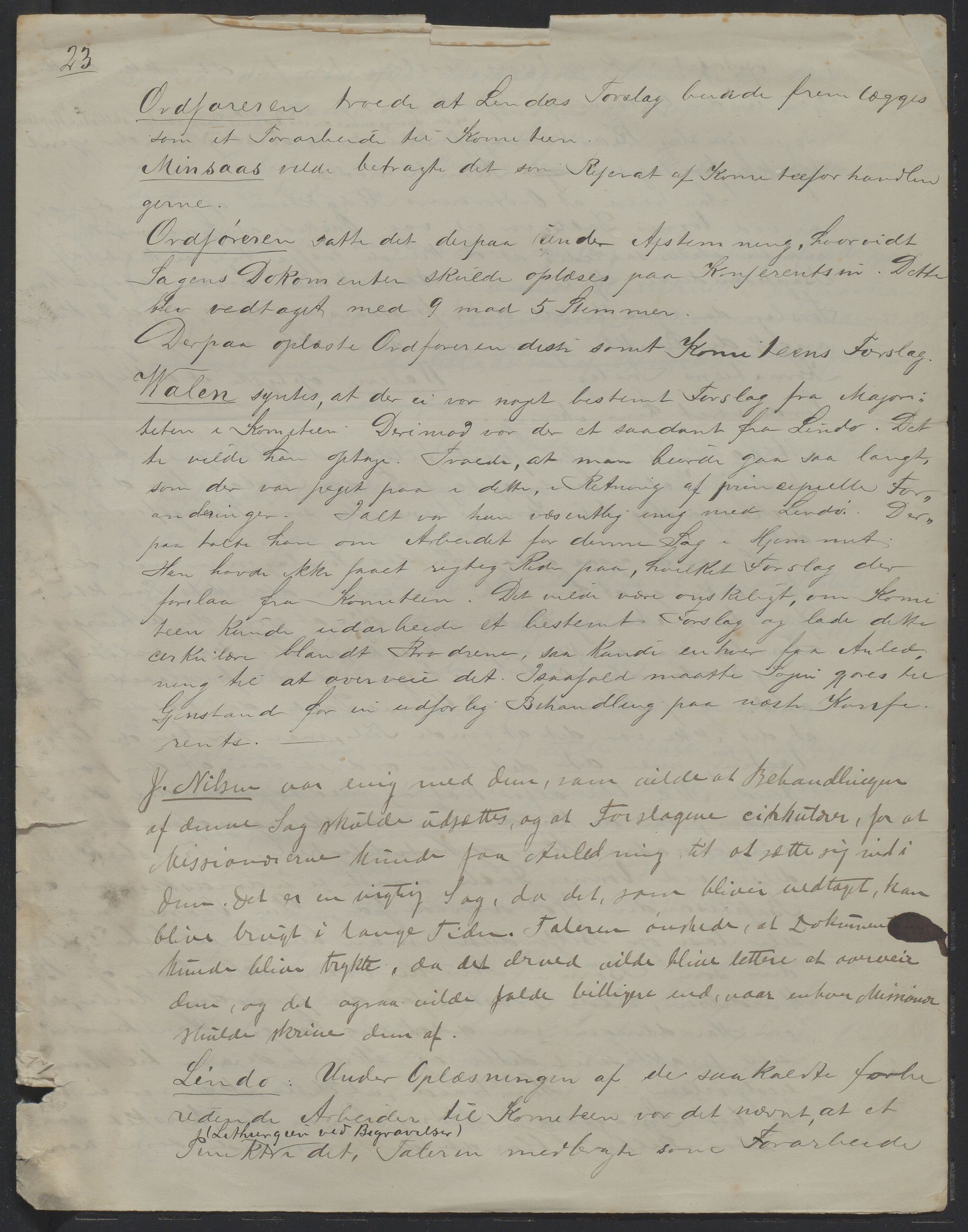 Det Norske Misjonsselskap - hovedadministrasjonen, VID/MA-A-1045/D/Da/Daa/L0036/0009: Konferansereferat og årsberetninger / Konferansereferat fra Madagaskar Innland., 1885