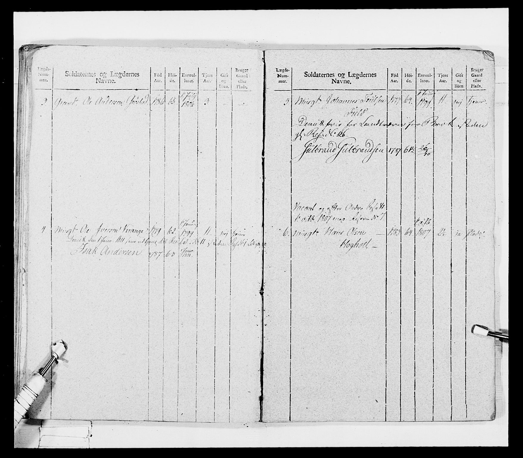 Generalitets- og kommissariatskollegiet, Det kongelige norske kommissariatskollegium, AV/RA-EA-5420/E/Eh/L0033: Nordafjelske gevorbne infanteriregiment, 1810, p. 222