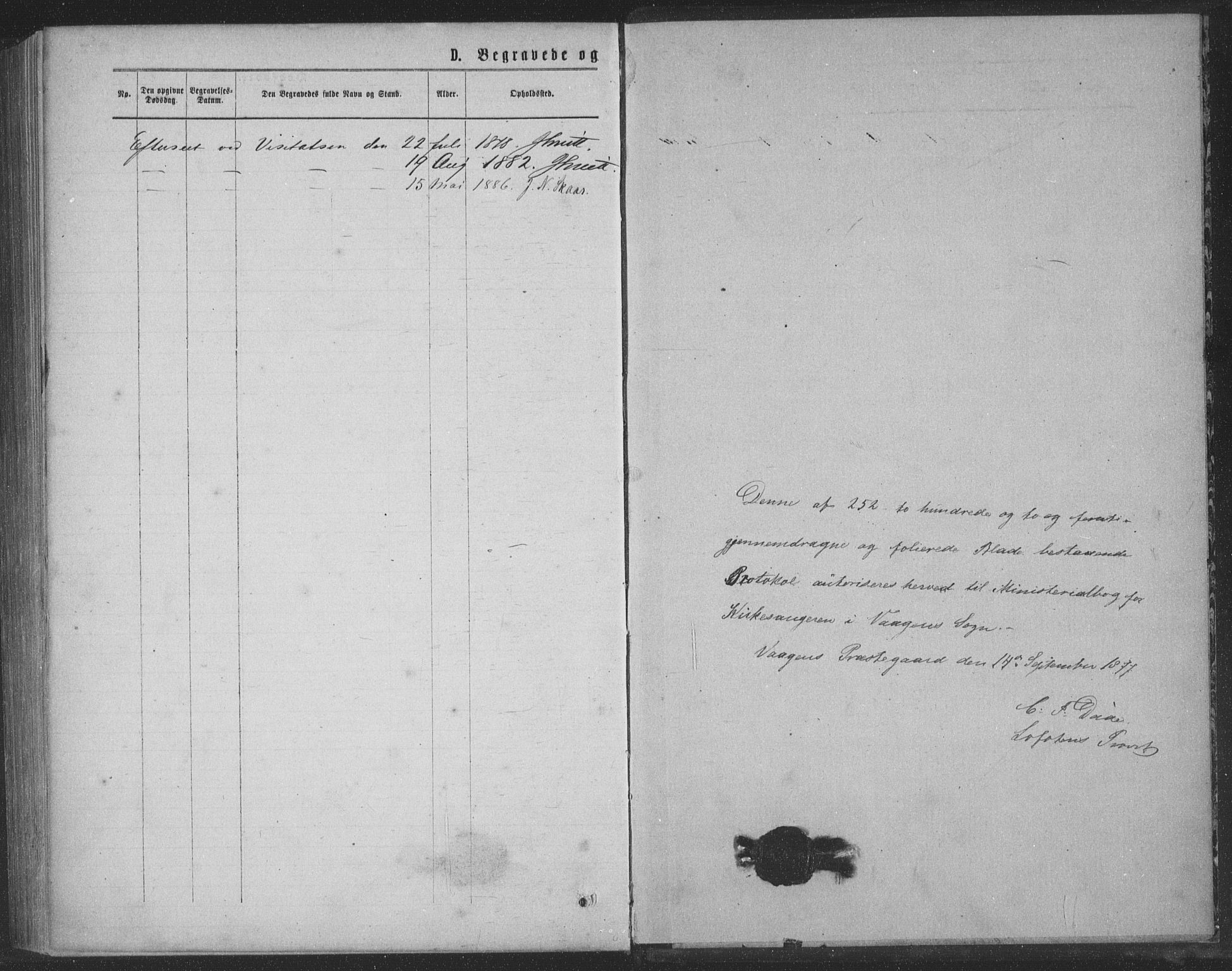 Ministerialprotokoller, klokkerbøker og fødselsregistre - Nordland, AV/SAT-A-1459/874/L1075: Parish register (copy) no. 874C04, 1876-1883