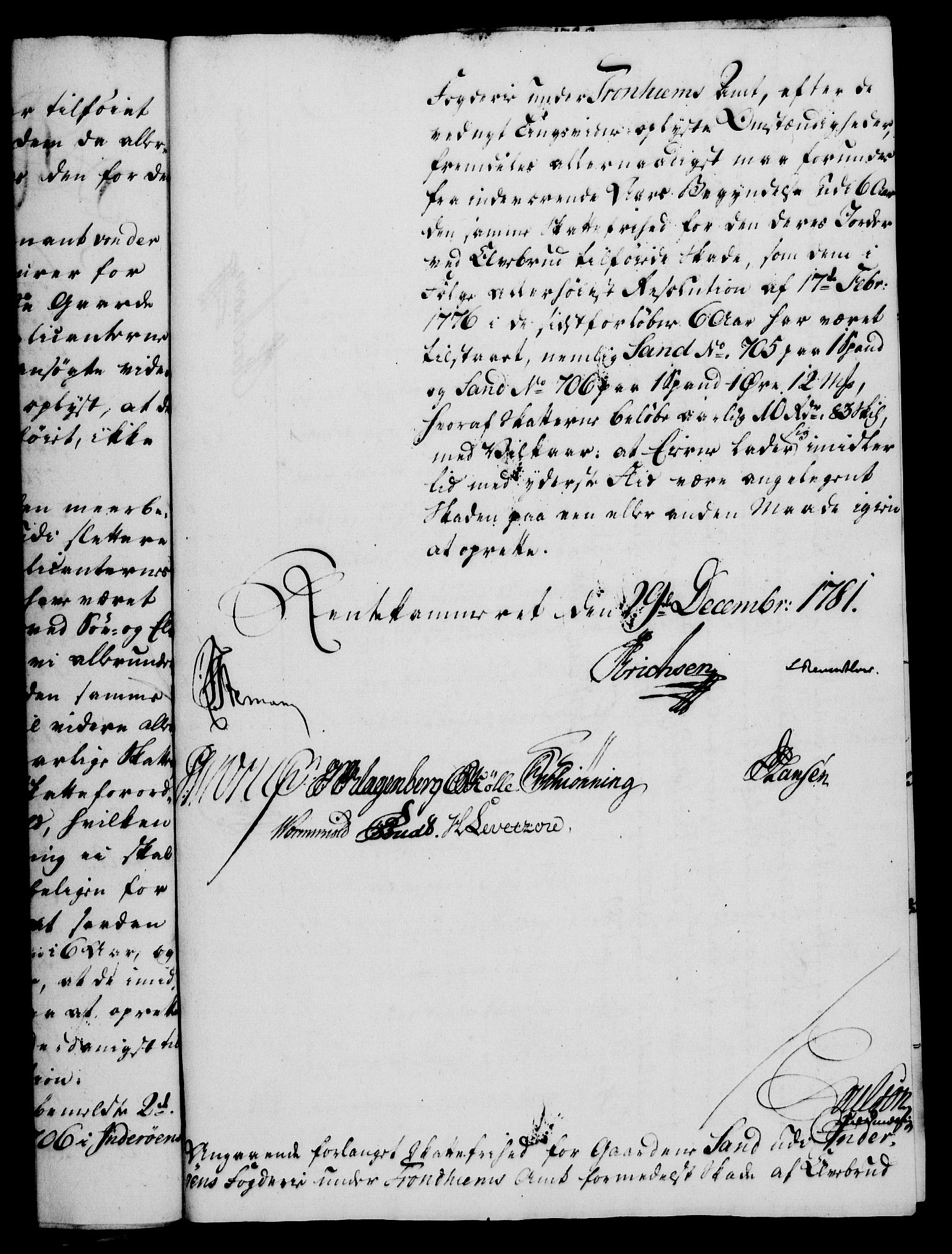 Rentekammeret, Kammerkanselliet, RA/EA-3111/G/Gf/Gfa/L0064: Norsk relasjons- og resolusjonsprotokoll (merket RK 52.64), 1782, p. 31