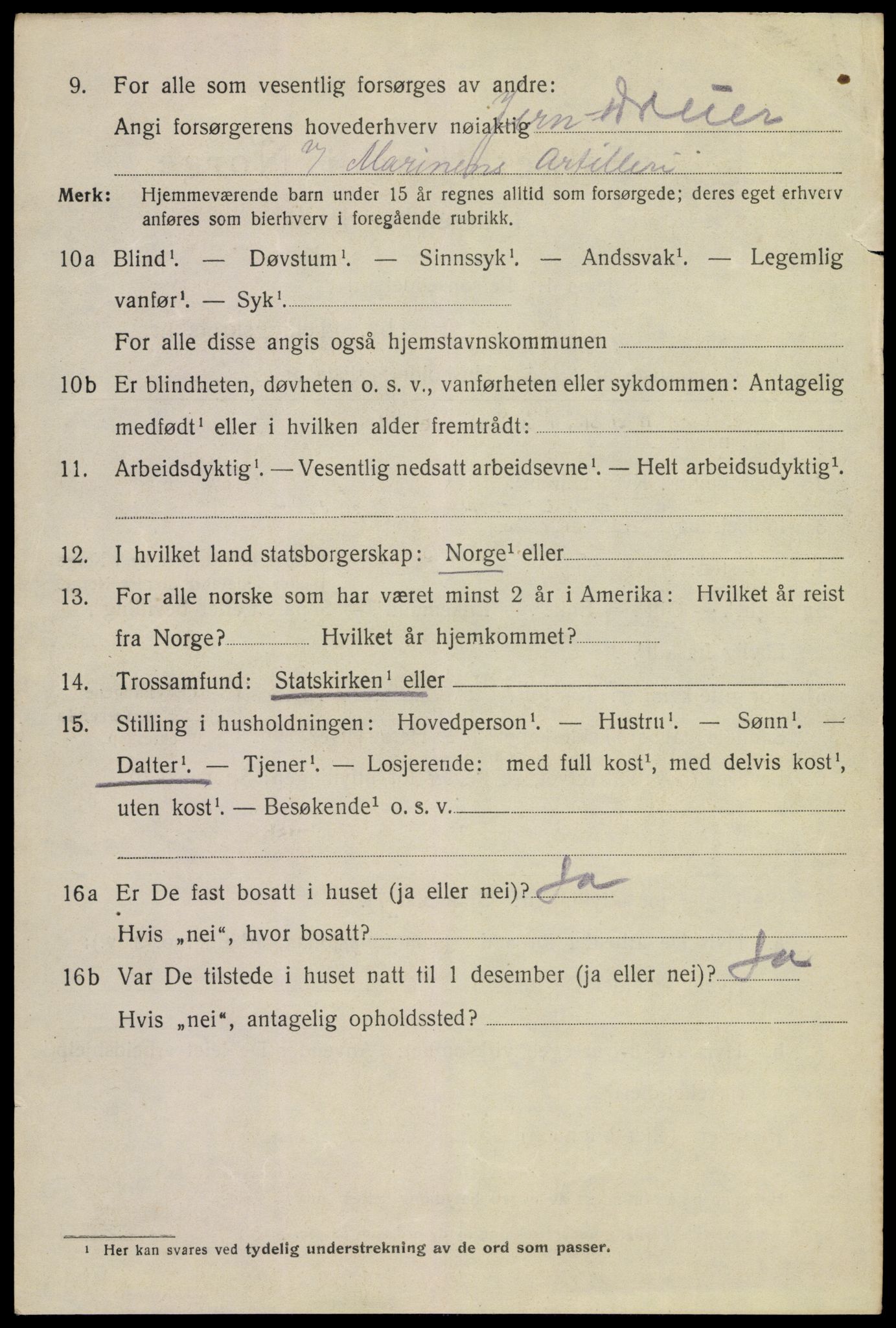 SAKO, 1920 census for Horten, 1920, p. 25422