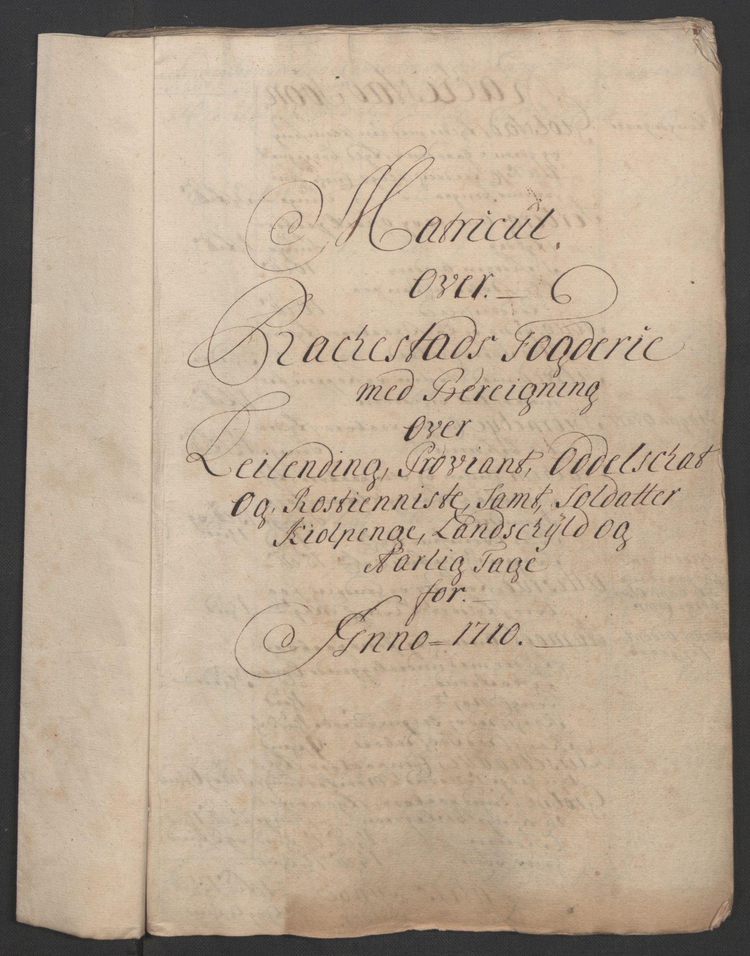 Rentekammeret inntil 1814, Reviderte regnskaper, Fogderegnskap, RA/EA-4092/R07/L0302: Fogderegnskap Rakkestad, Heggen og Frøland, 1710, p. 42