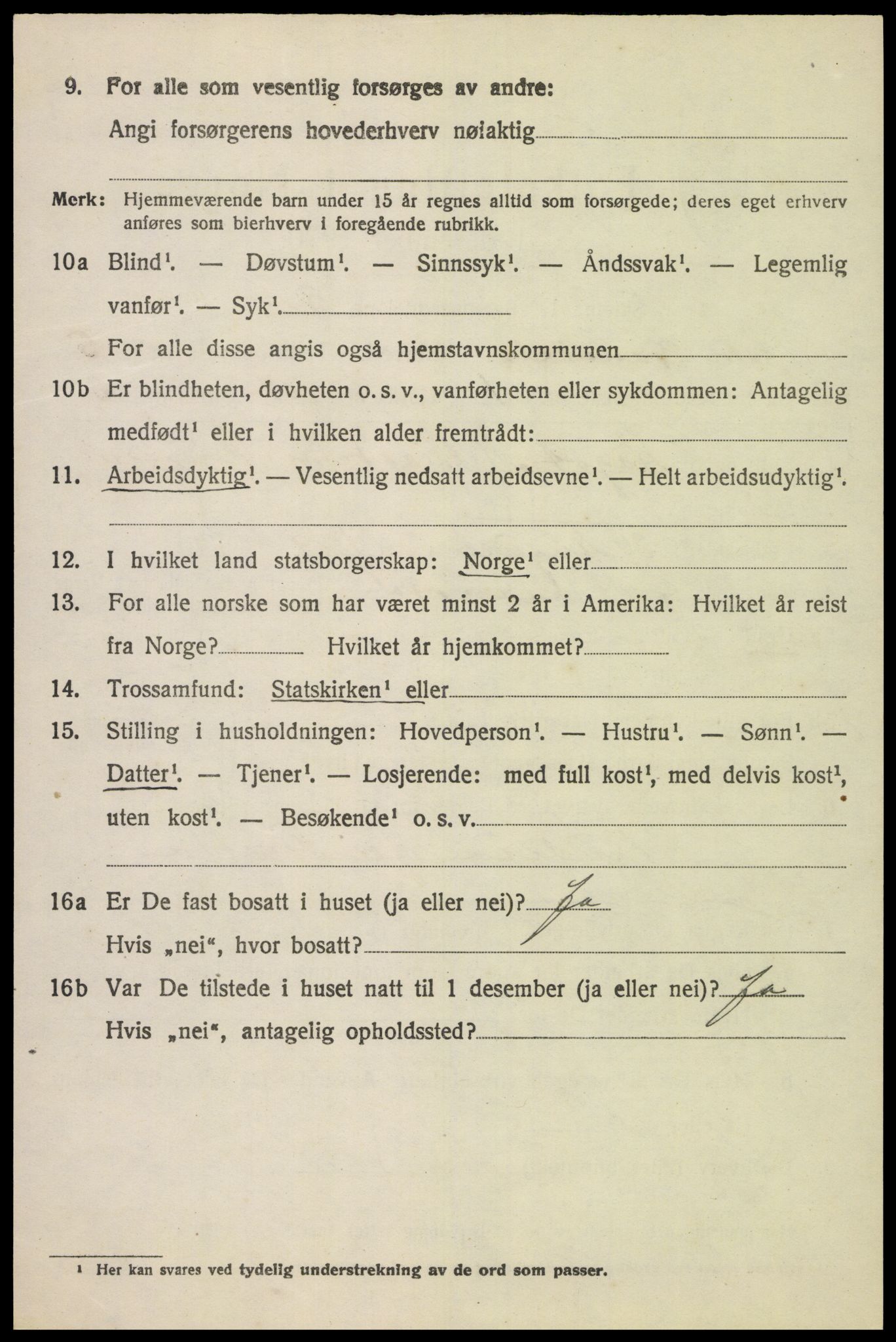 SAH, 1920 census for Østre Gausdal, 1920, p. 2695