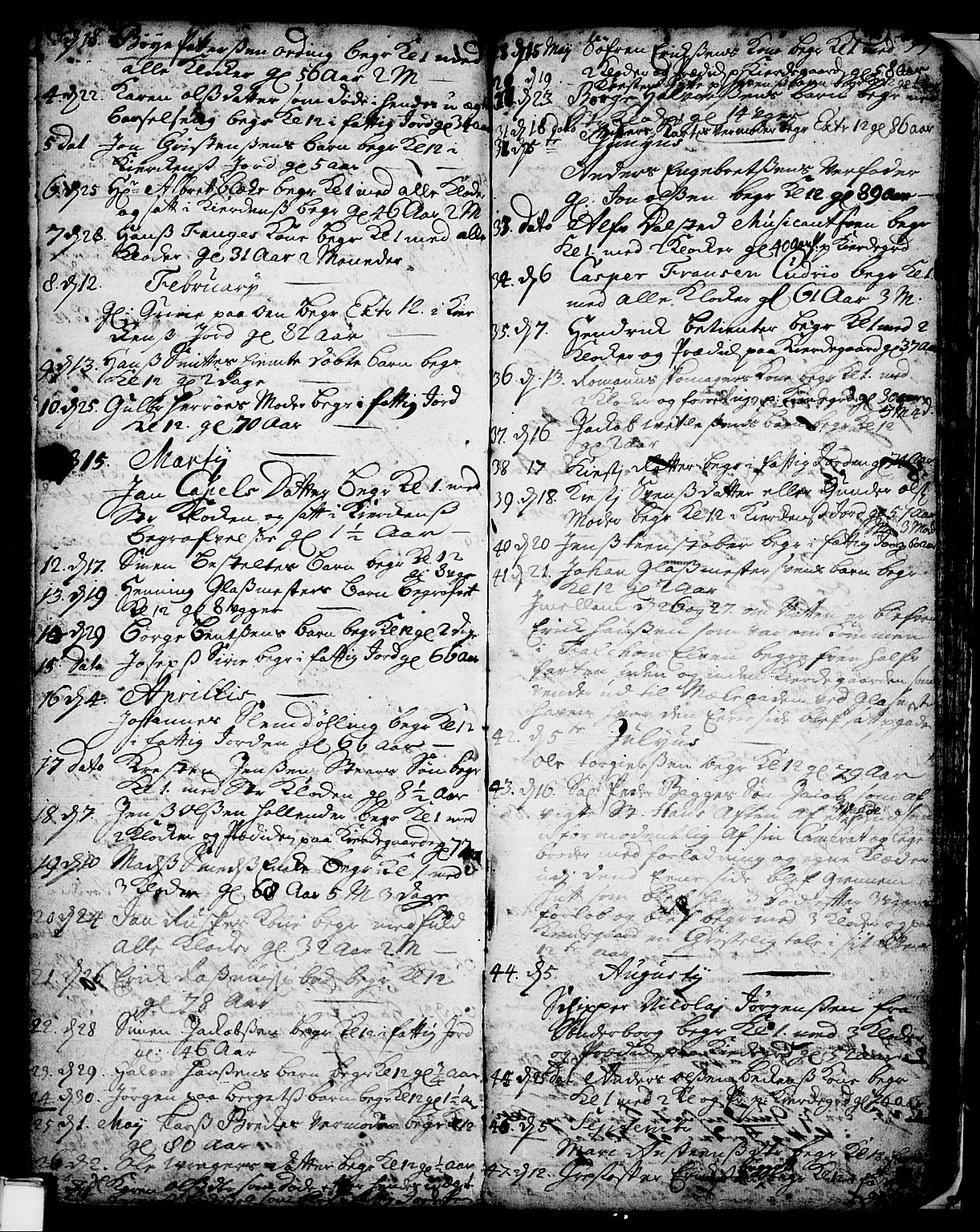Skien kirkebøker, SAKO/A-302/F/Fa/L0002: Parish register (official) no. 2, 1716-1757, p. 198