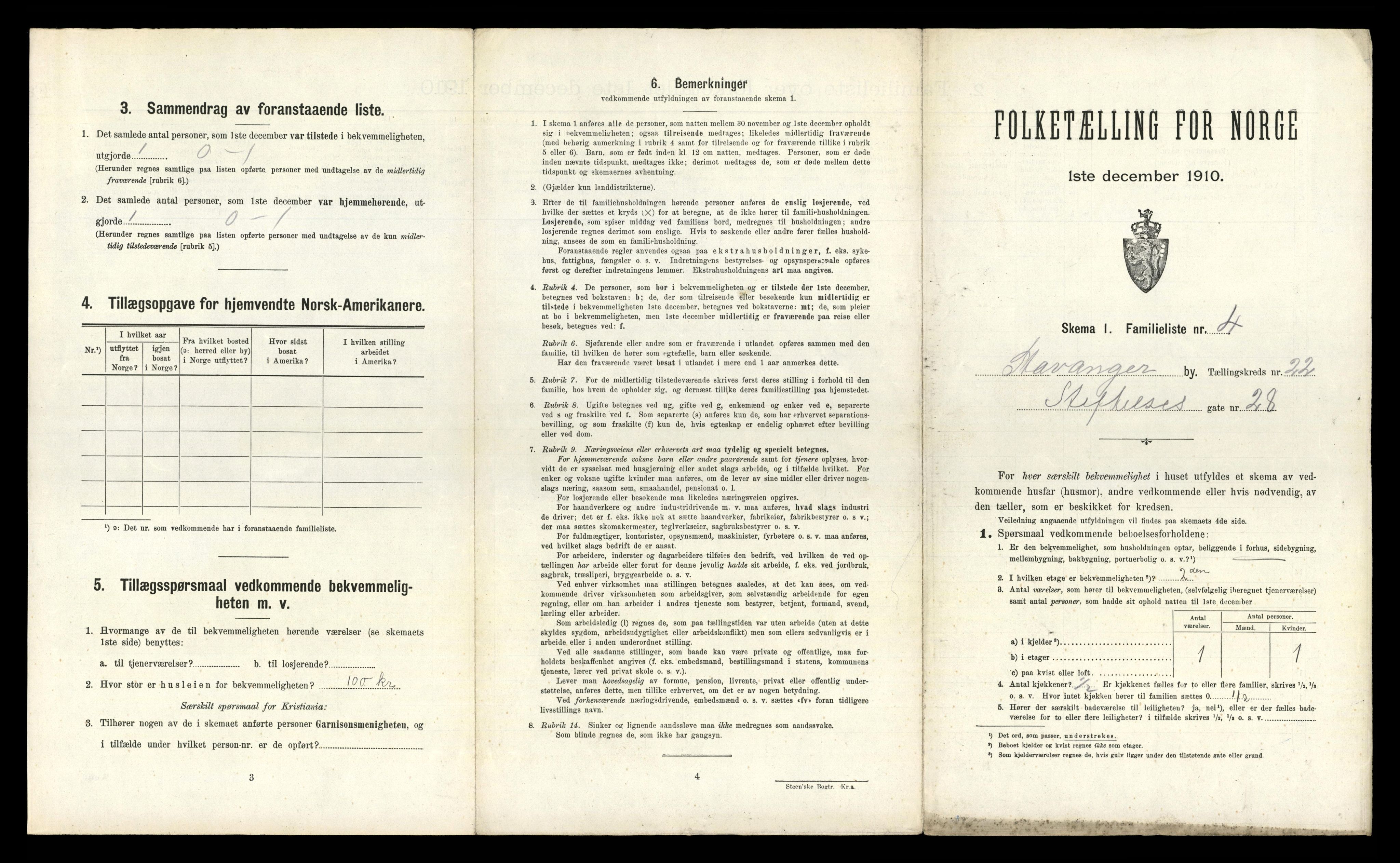 RA, 1910 census for Stavanger, 1910, p. 14774