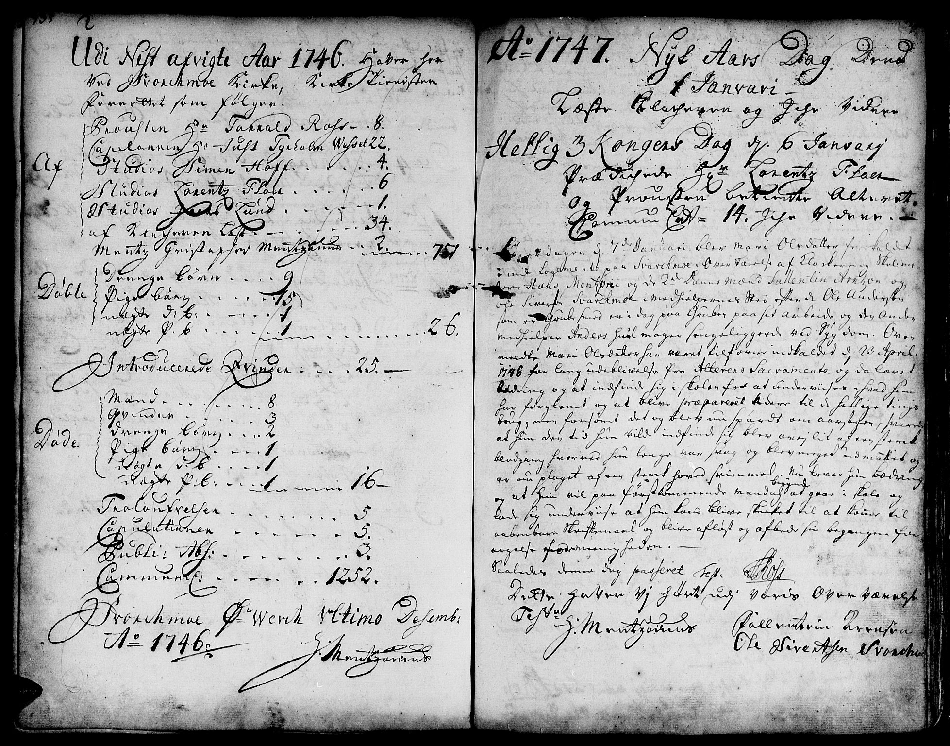 Ministerialprotokoller, klokkerbøker og fødselsregistre - Sør-Trøndelag, SAT/A-1456/671/L0839: Parish register (official) no. 671A01, 1730-1755, p. 335-336