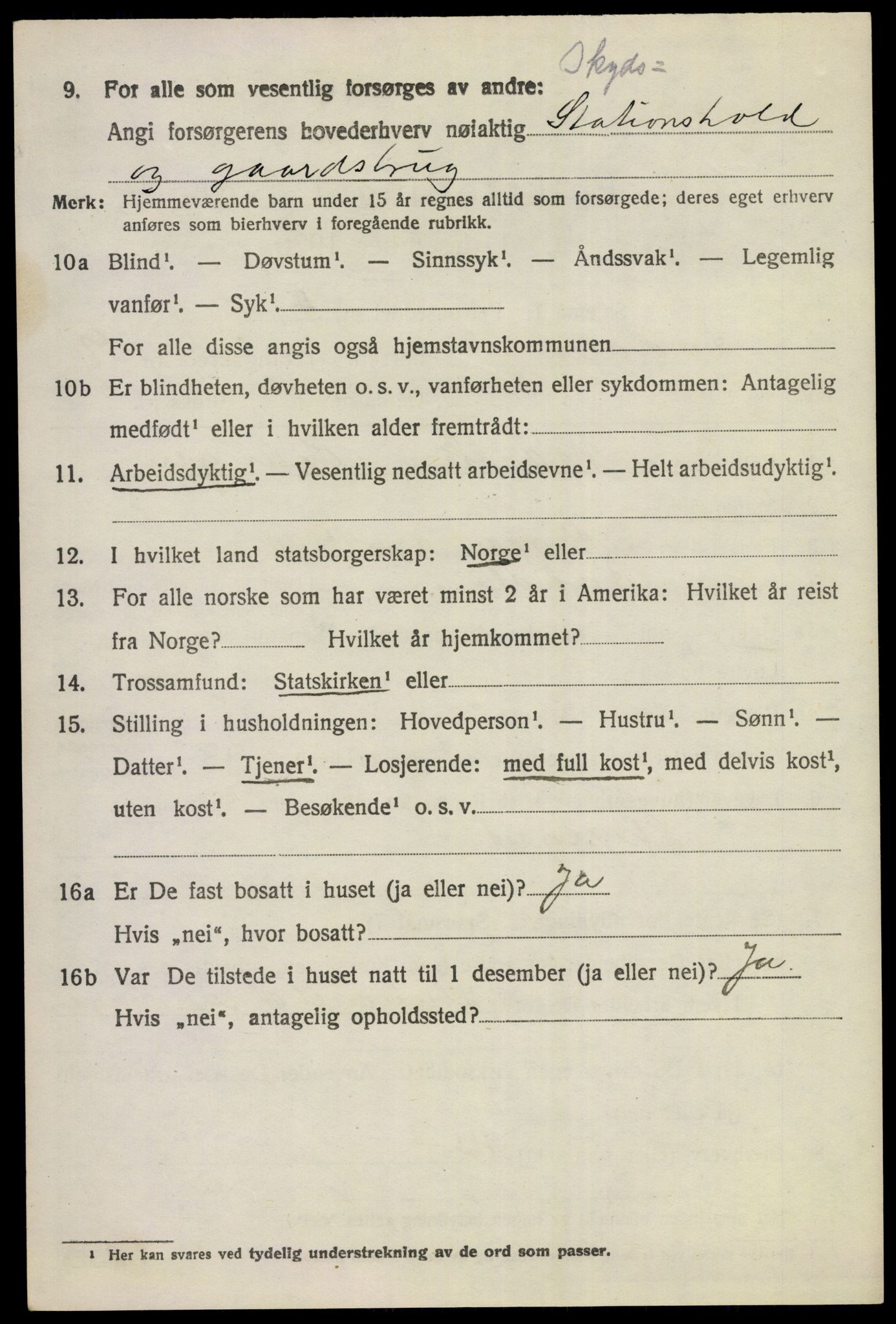 SAKO, 1920 census for Ådal, 1920, p. 5973