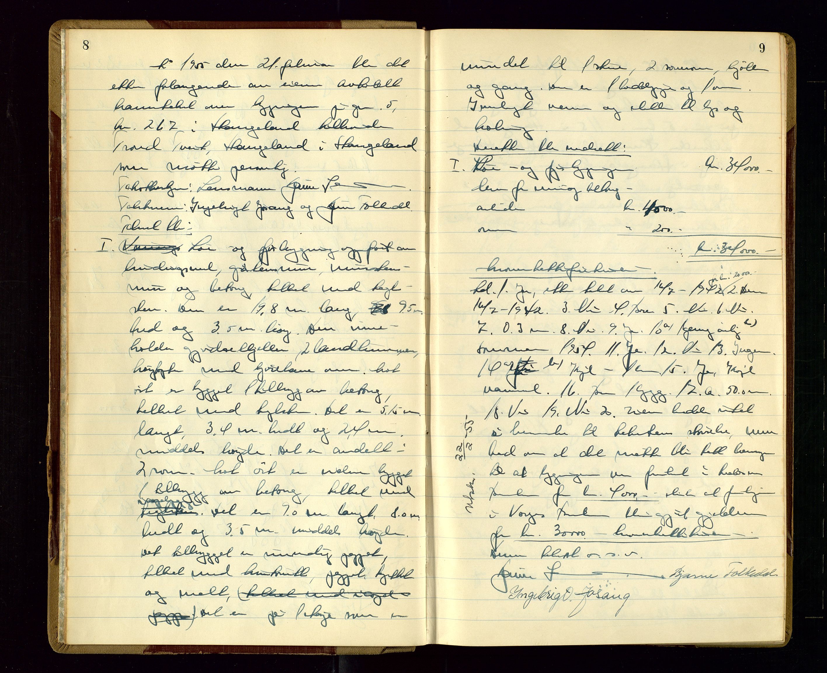 Avaldsnes lensmannskontor, AV/SAST-A-100286/Goa/L0010: "Branntakstprotokoll", 1955, p. 8-9