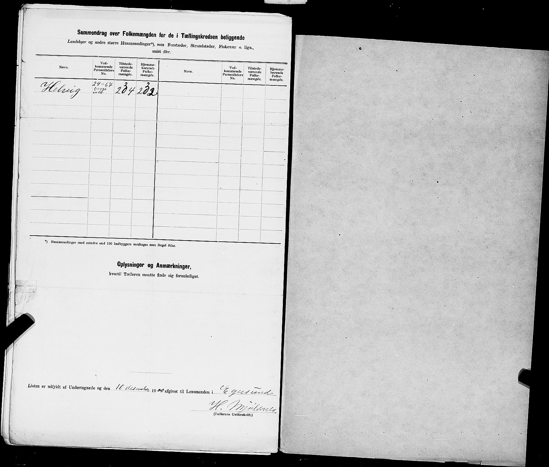 SAST, 1900 census for Eigersund herred, 1900, p. 26