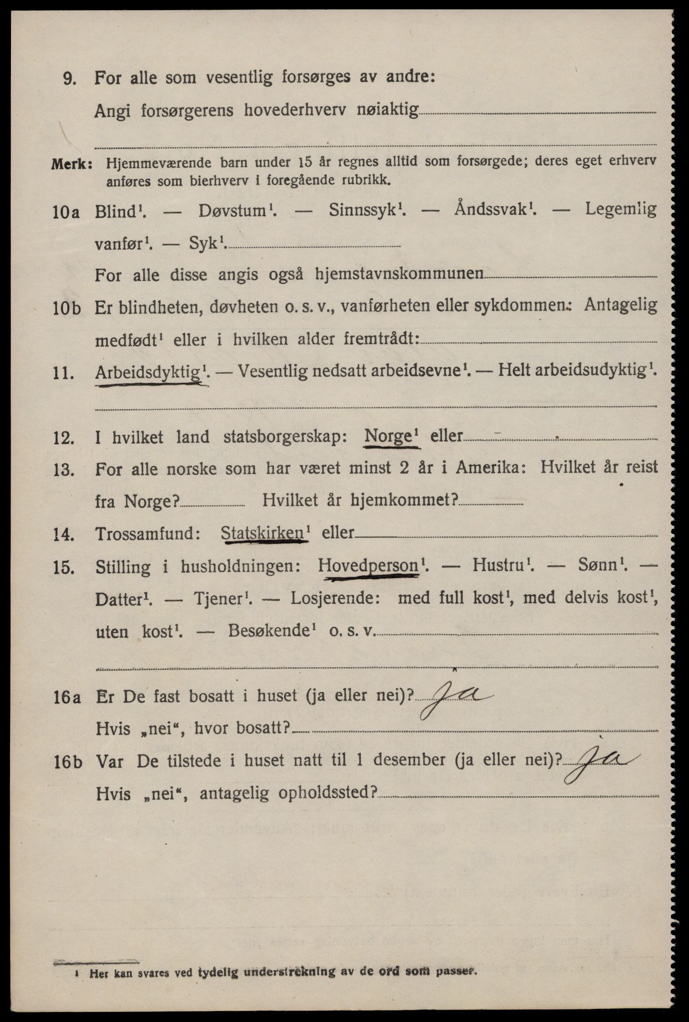 SAKO, 1920 census for Lårdal, 1920, p. 3182
