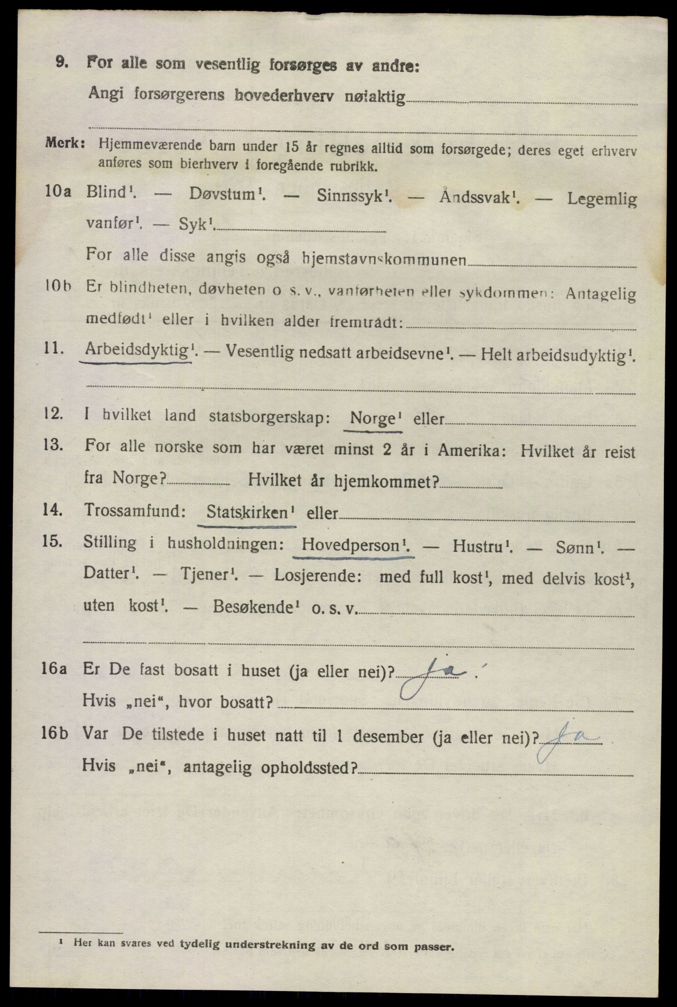 SAKO, 1920 census for Hovin, 1920, p. 1452